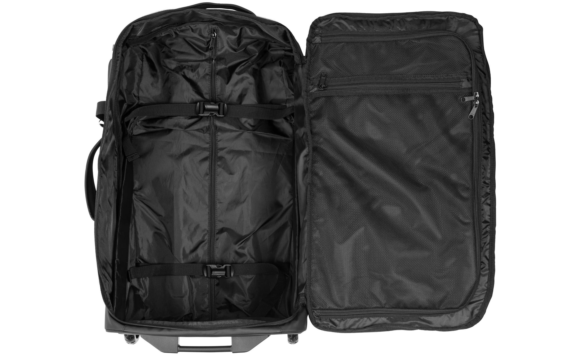KOOR Trolley JIIBS 70 – 70 l, Weichschale, 2 Rollen, Schwarz, 36 × 63 × 27 cm