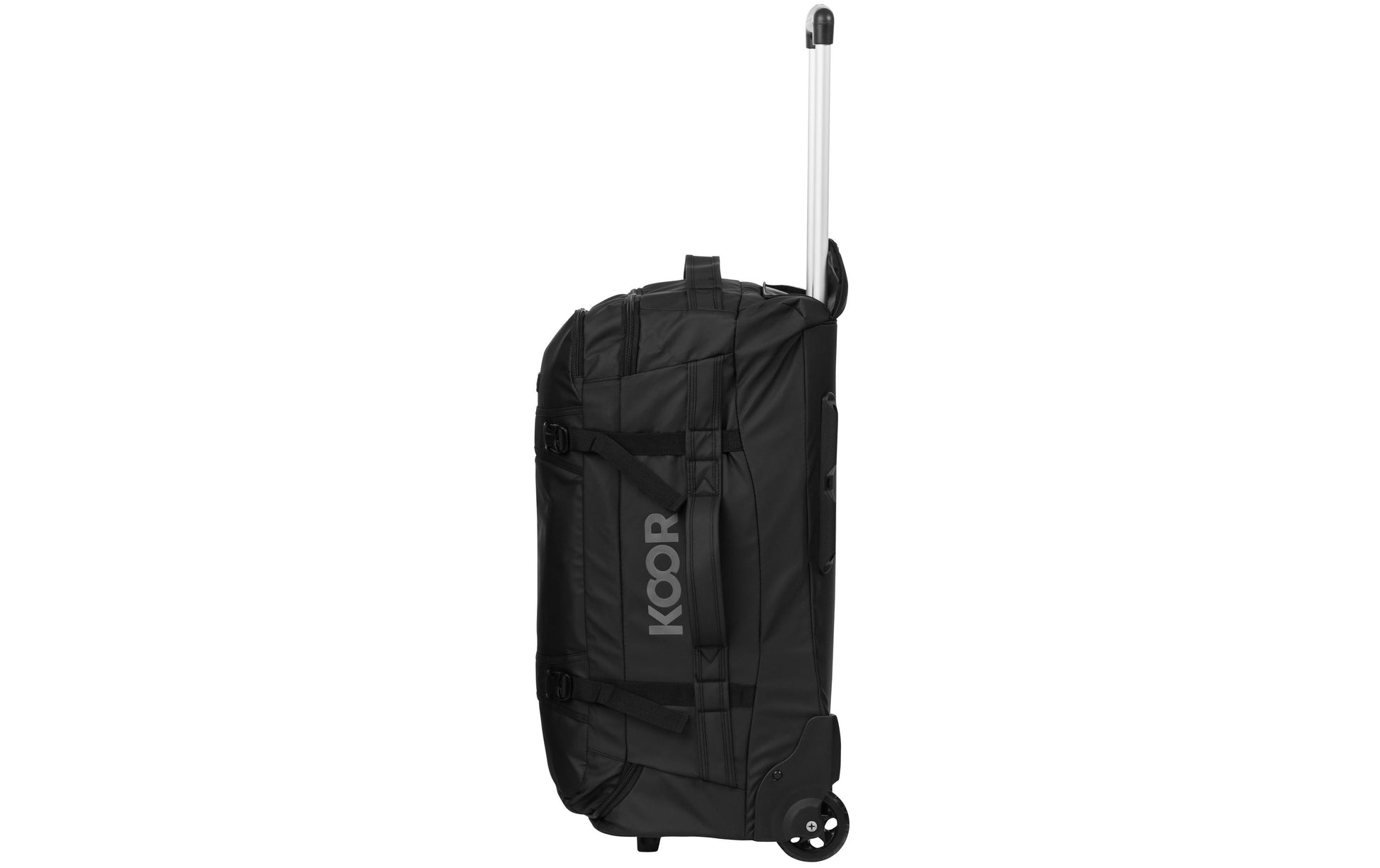KOOR Trolley JIIBS 70 – 70 l, Weichschale, 2 Rollen, Schwarz, 36 × 63 × 27 cm