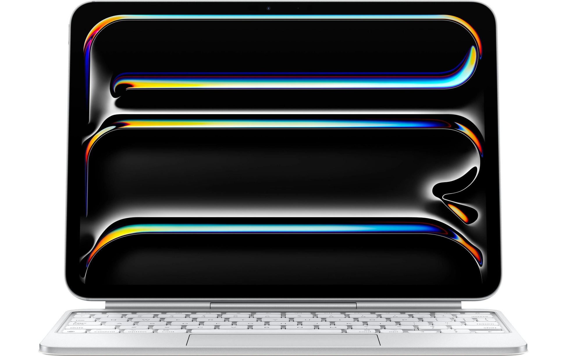 Apple Magic Keyboard – Tastatur, CH-Layout (DE-CH), beleuchtet, mit Touchpad, weiss – für iPad Pro 11" (M5)