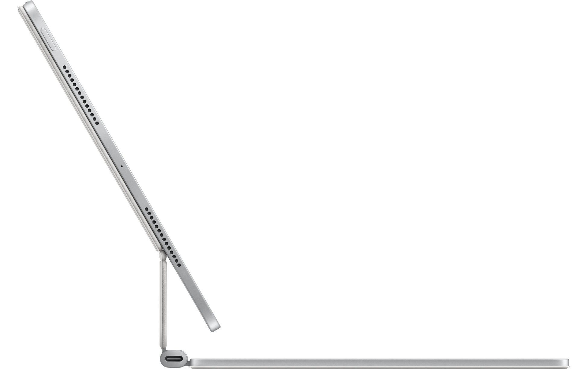 Apple Magic Keyboard – Tastatur, CH-Layout (DE-CH), beleuchtet, mit Touchpad, weiss – für iPad Pro 11" (M5)