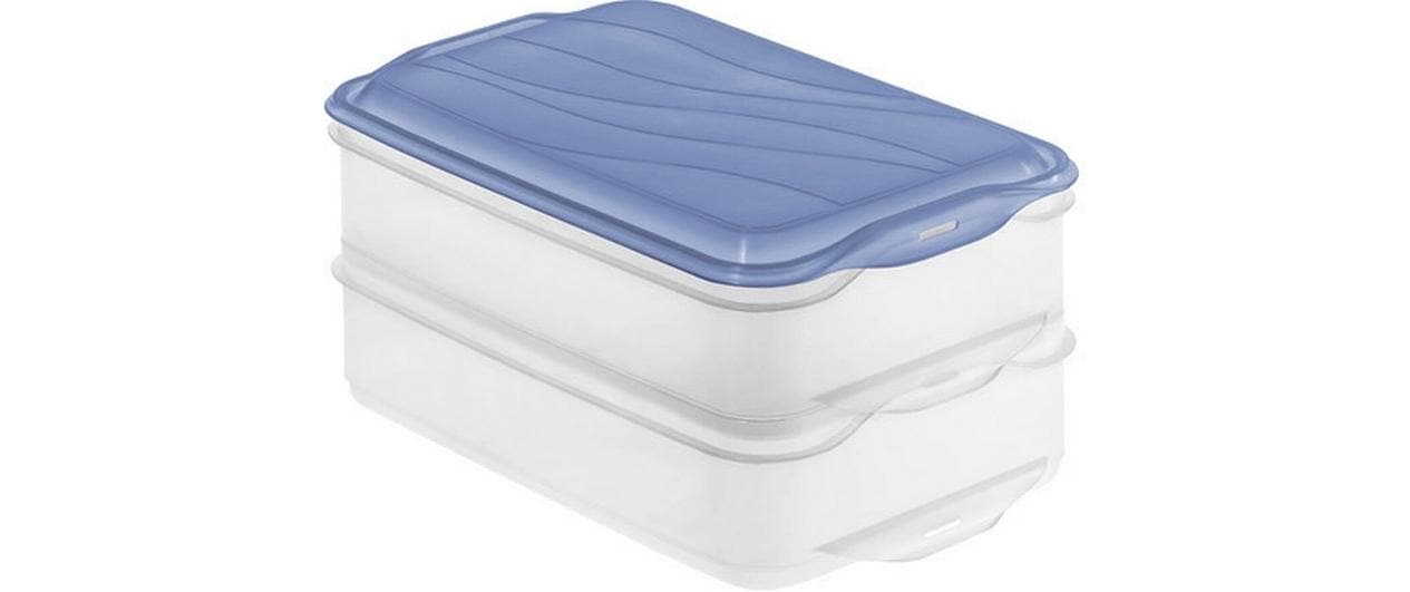 Rotho Foodcenter RONDO – Vorratsdose 2,7 l, 15,5 × 23,5 × 11 cm, Polypropylen (PP), Blau