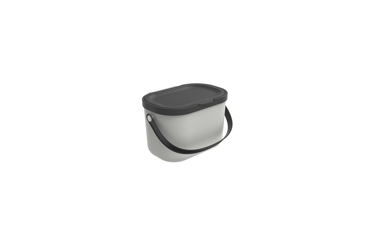 Rotho Komposteimer – 3,2 l – Kunststoff (PP), rechteckig – weiss