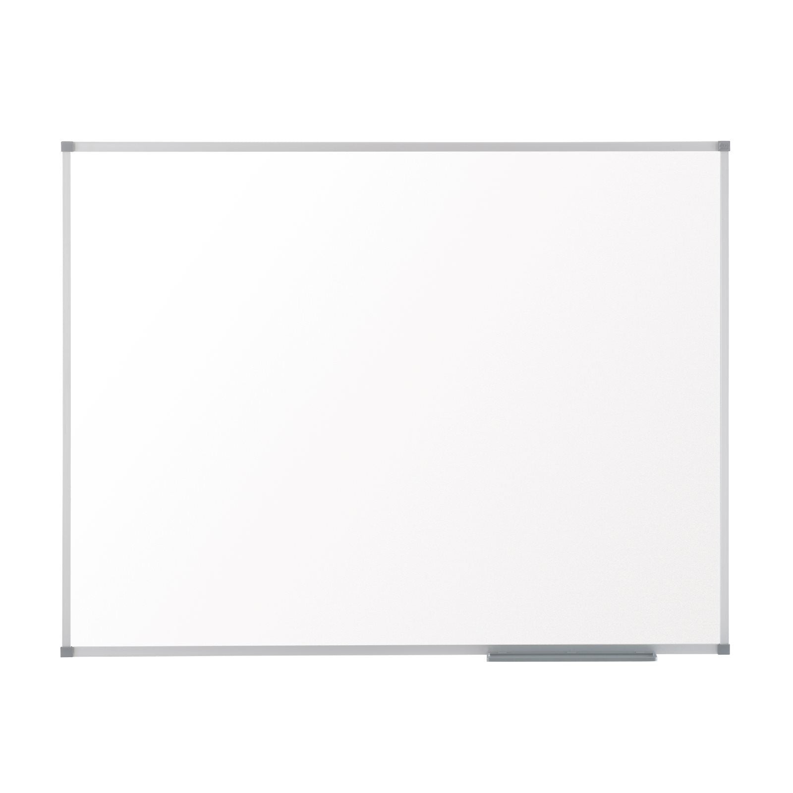 Nobo Whiteboard – 120 × 90 cm, lackierter Stahl, magnetisch, Aluminiumrahmen, Wandmontage, inkl. Stifteablage
