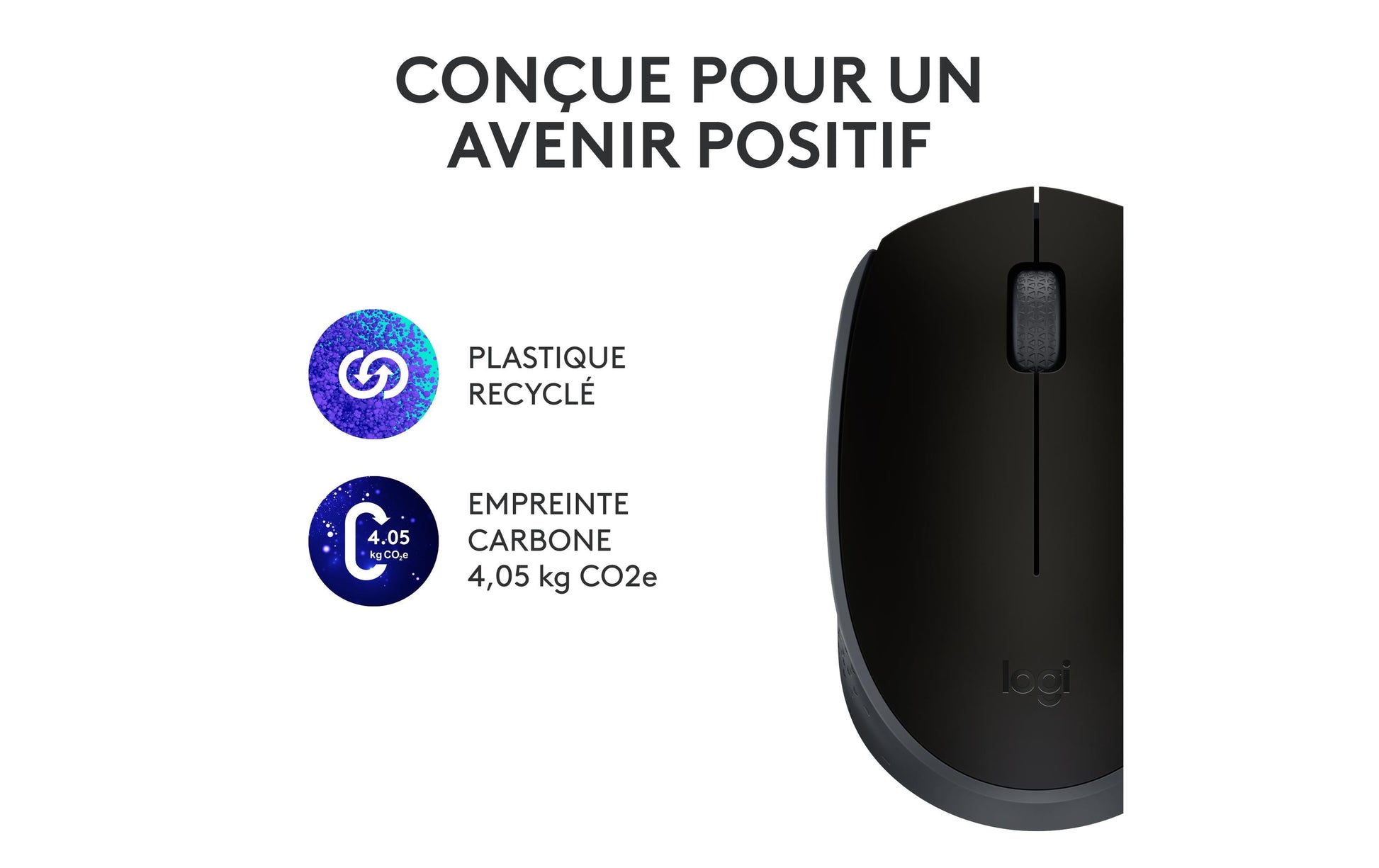 Logitech M171 Schwarze Maus – kabellos