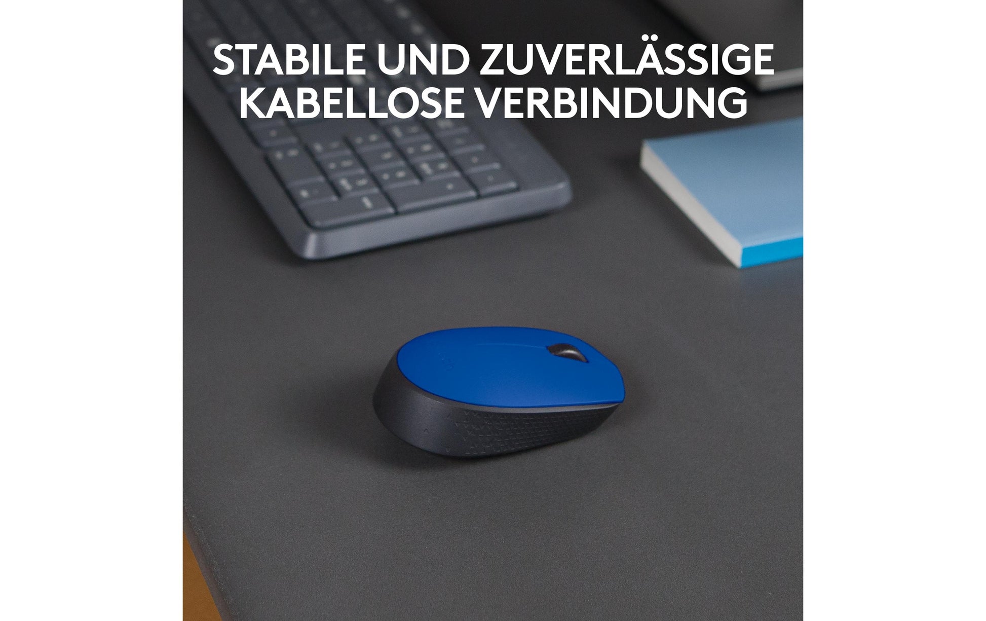 Logitech M171 Blaue Maus – kabellos