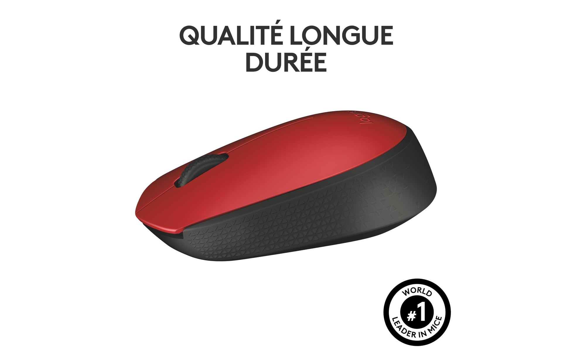 Logitech M171 Maus – Kabellos, Rot