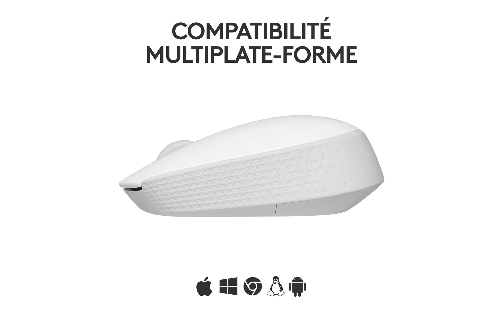 Logitech M171 Maus – Kabellos, Off-white