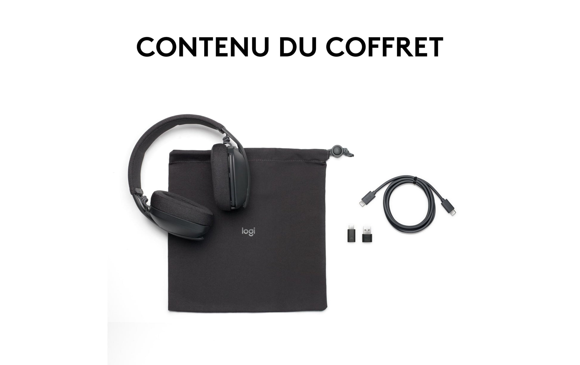 Logitech Zone Vibe Wireless A00167/A00172 – Over-Ear Headset – Bluetooth – Graphit – für Microsoft Teams