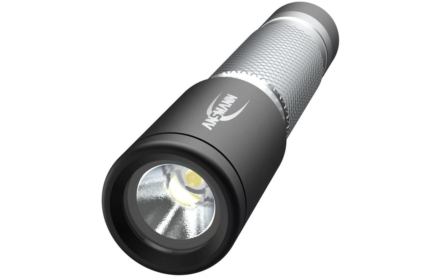 Ansmann Taschenlampe Daily Use 50B – 55 lm, 36 m, IPX4, Batteriebetrieb, 2 Stufen – Schwarz