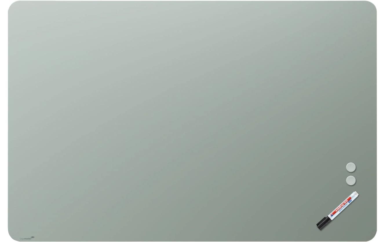 Legamaster Whiteboard – 150 × 100 cm, Glas, magnetisch, Wandmontage, inkl. Magnete, Marker, Montagesatz