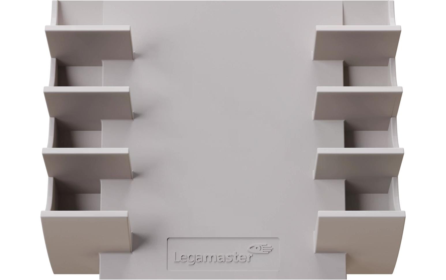 Legamaster Stiftehalter – Kunststoff, hellgrau, 154 × 129 × 39 mm