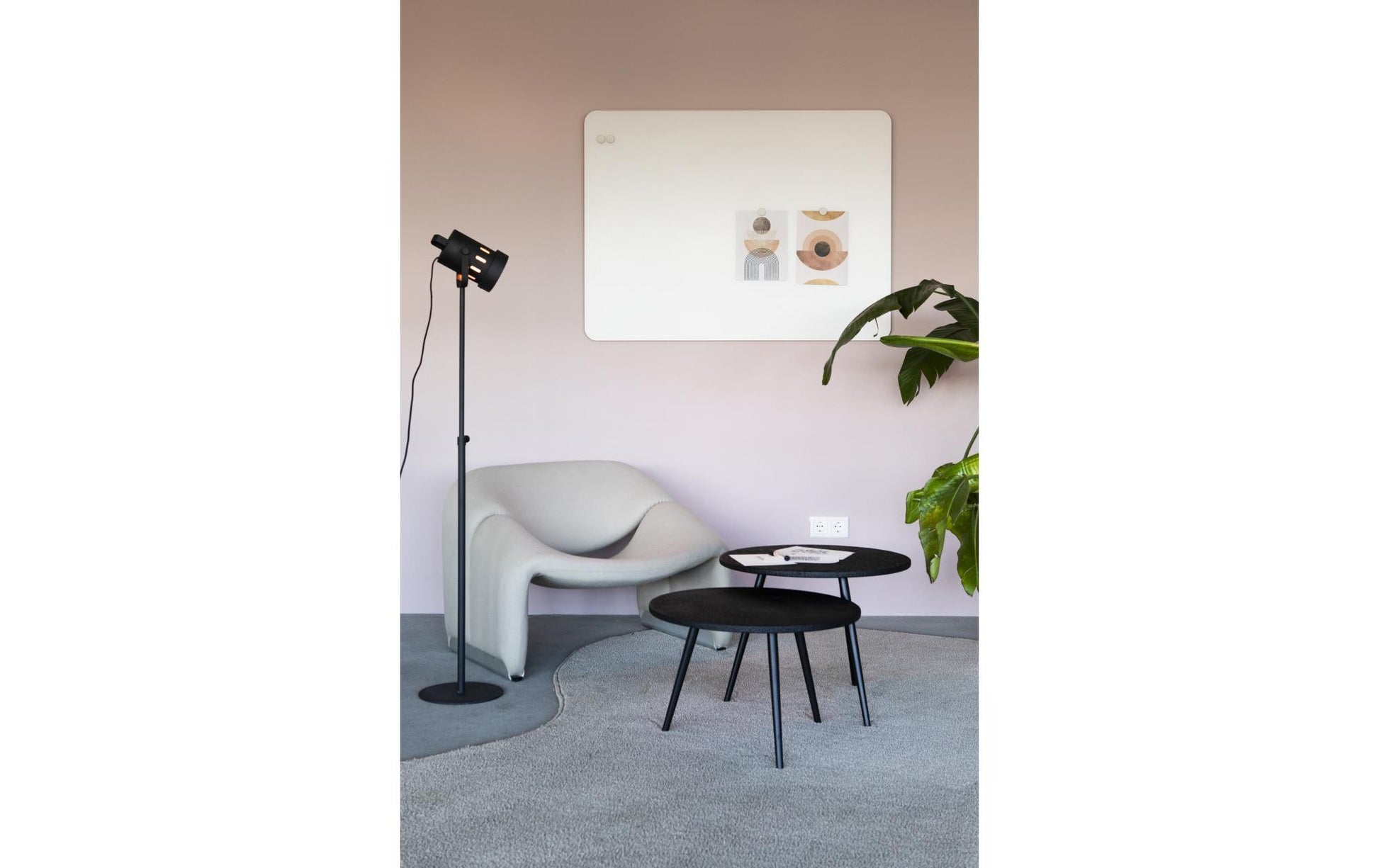 Legamaster Whiteboard – 150 × 100 cm, Glas, magnetisch, Wandmontage, inkl. Magnete, Marker