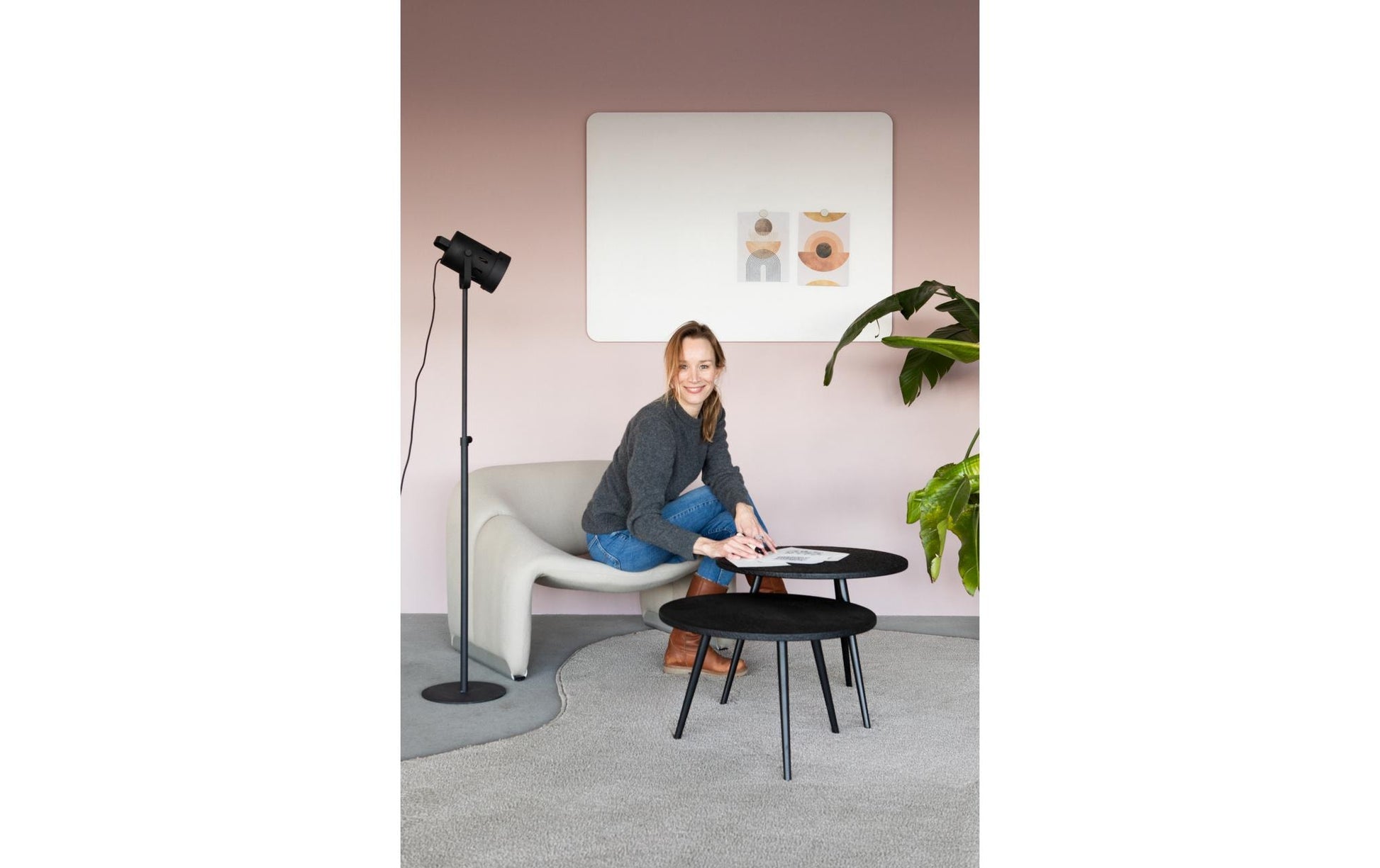 Legamaster Whiteboard – 150 × 100 cm, Glas, magnetisch, Wandmontage, inkl. Magnete, Marker
