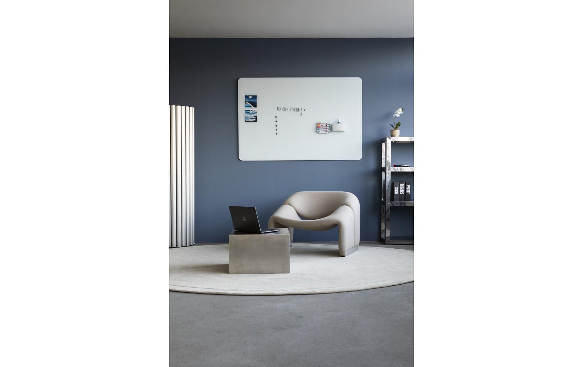 Legamaster Whiteboard – 200 × 100 cm, Glas, magnetisch, Wandmontage, inkl. Magnete, Marker