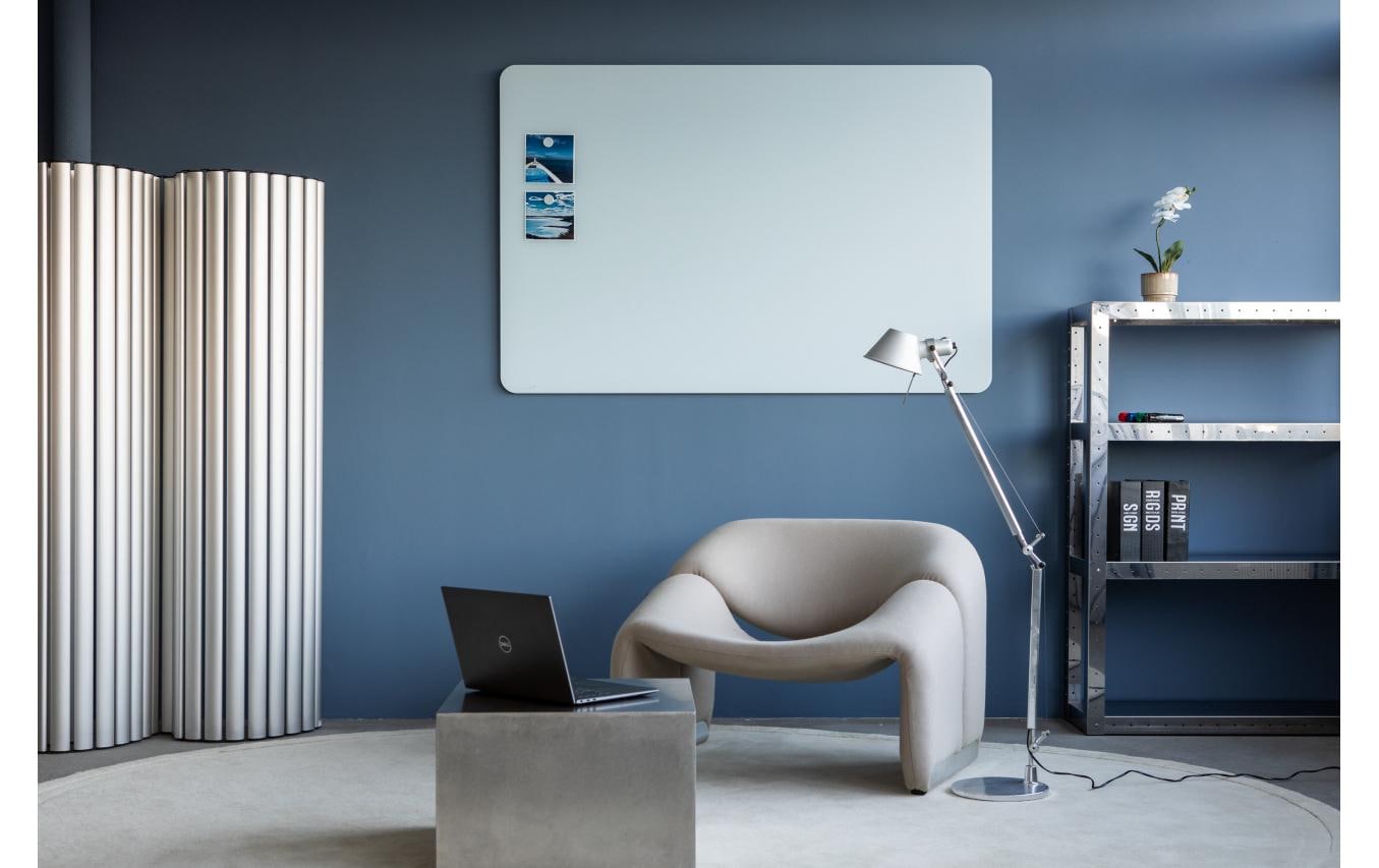 Legamaster Whiteboard – 200 × 100 cm, Glas, magnetisch, Wandmontage, inkl. Magnete, Marker