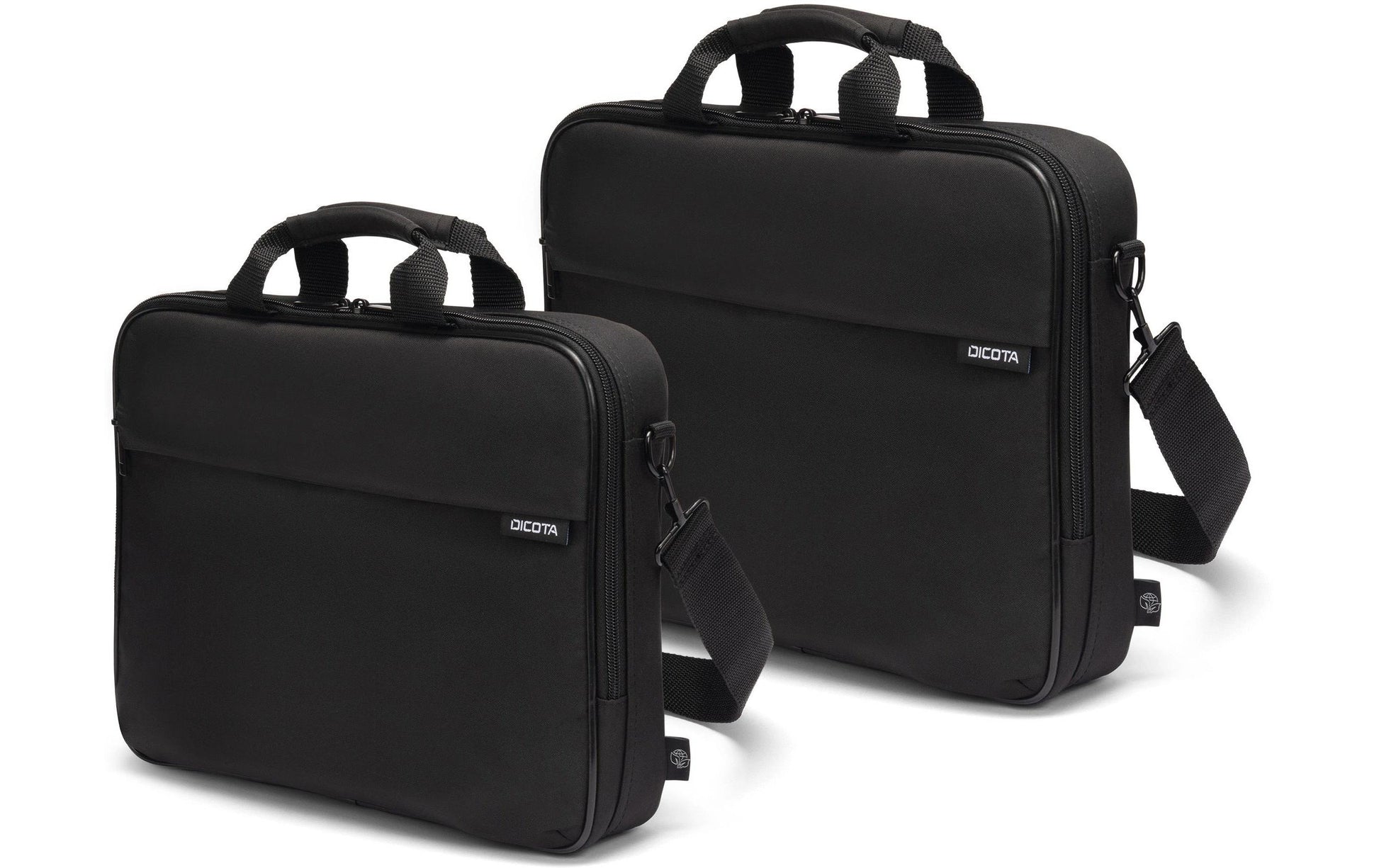 DICOTA Notebook-Tasche für Notebooks bis 17,3" – Abnehmbarer Gurt, Gepolstertes Fach – Schwarz