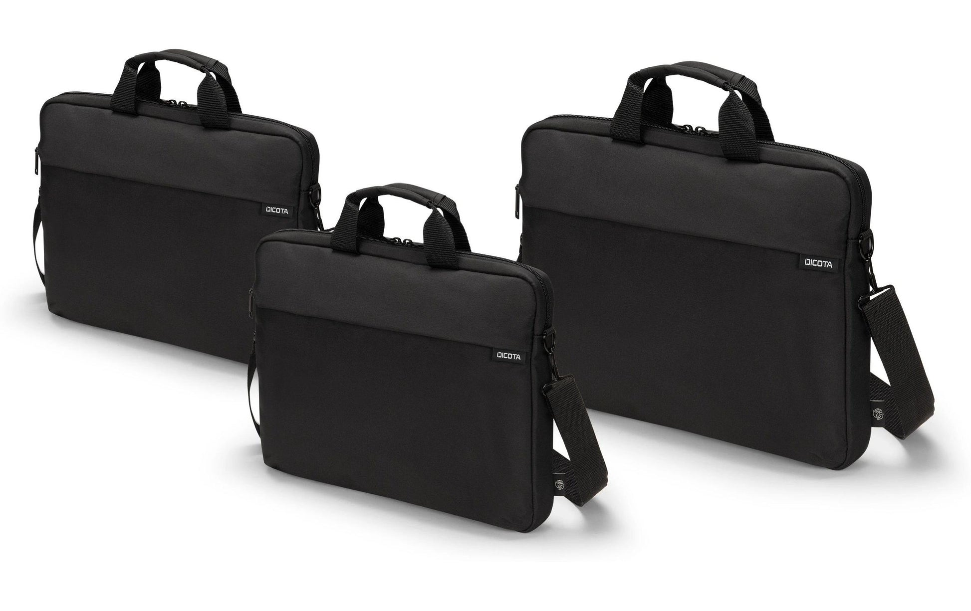 DICOTA Slim Case ONE Notebook-Tasche für Notebooks bis 12,5" – Stossfest, Schwarz