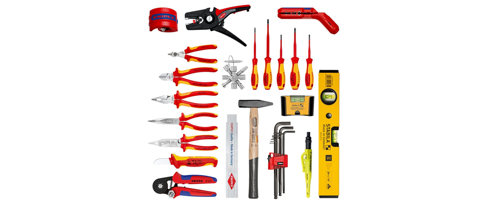 Knipex Werkzeugkasten Modular X18, 530 × 217 × 549 mm, 18 l, Aluminium, schwarz, 22 Teile