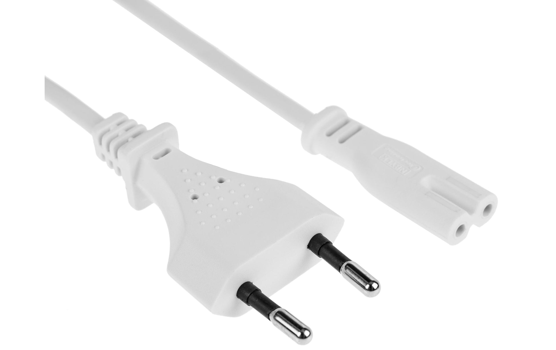 Furber. Netzkabel – T26–IEC C7, 1,8 m, 230 V/2,5 A, Weiss
