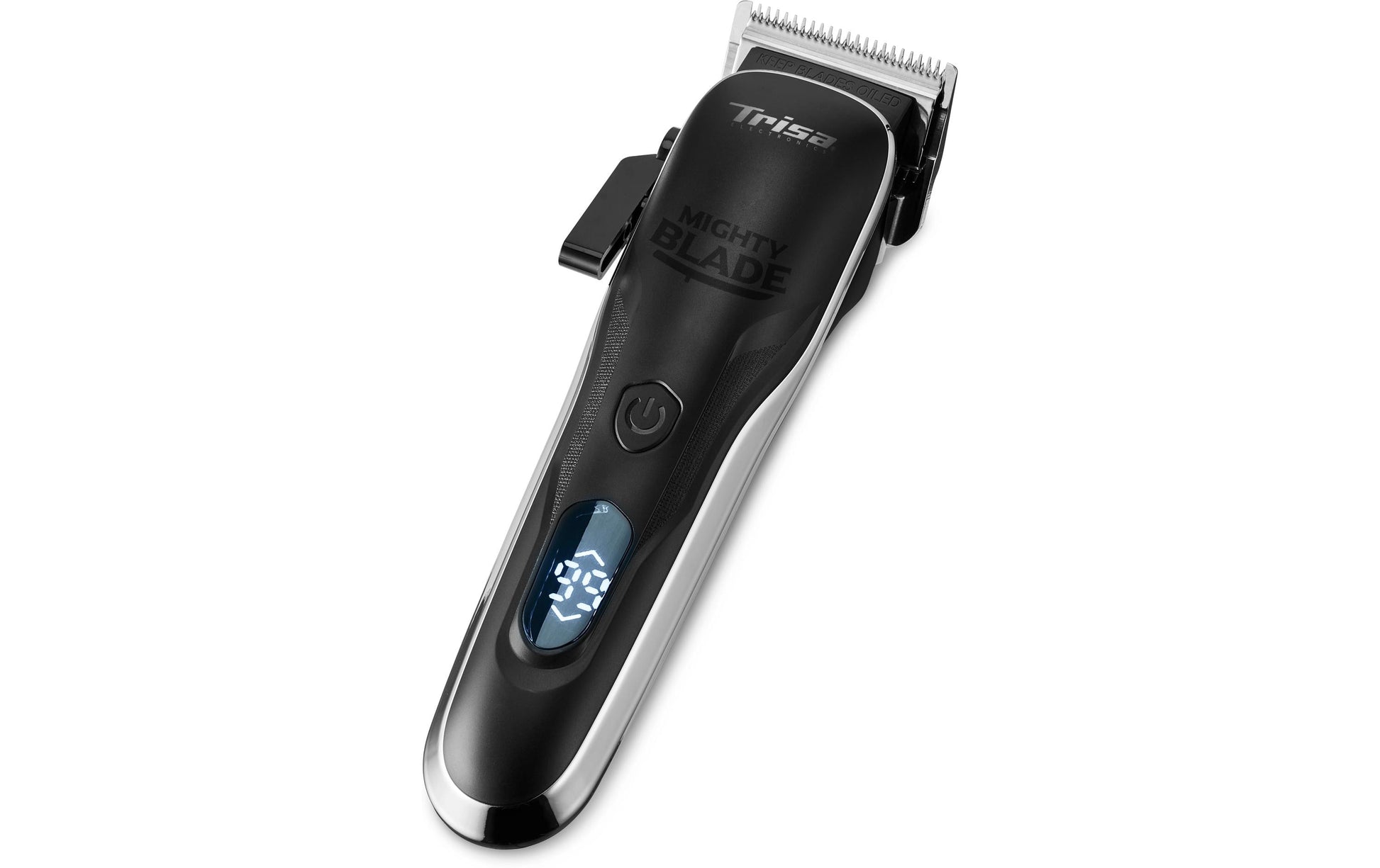 Trisa Bart- und Haarschneider – 0,6–14 mm, 5 Stufen, Akku 180 min – Schwarz