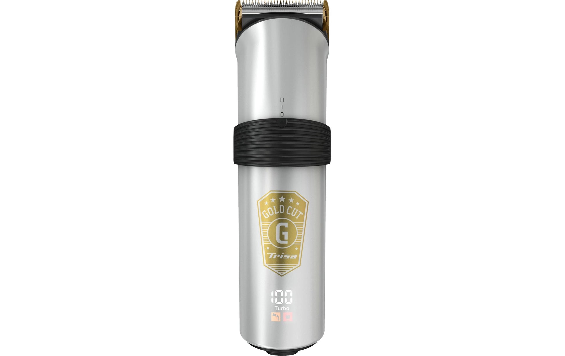 Trisa Bart- und Haarschneider Gold Cut – 210 min Laufzeit, 5 Längeneinstellungen – max. Schnittlänge 20 mm