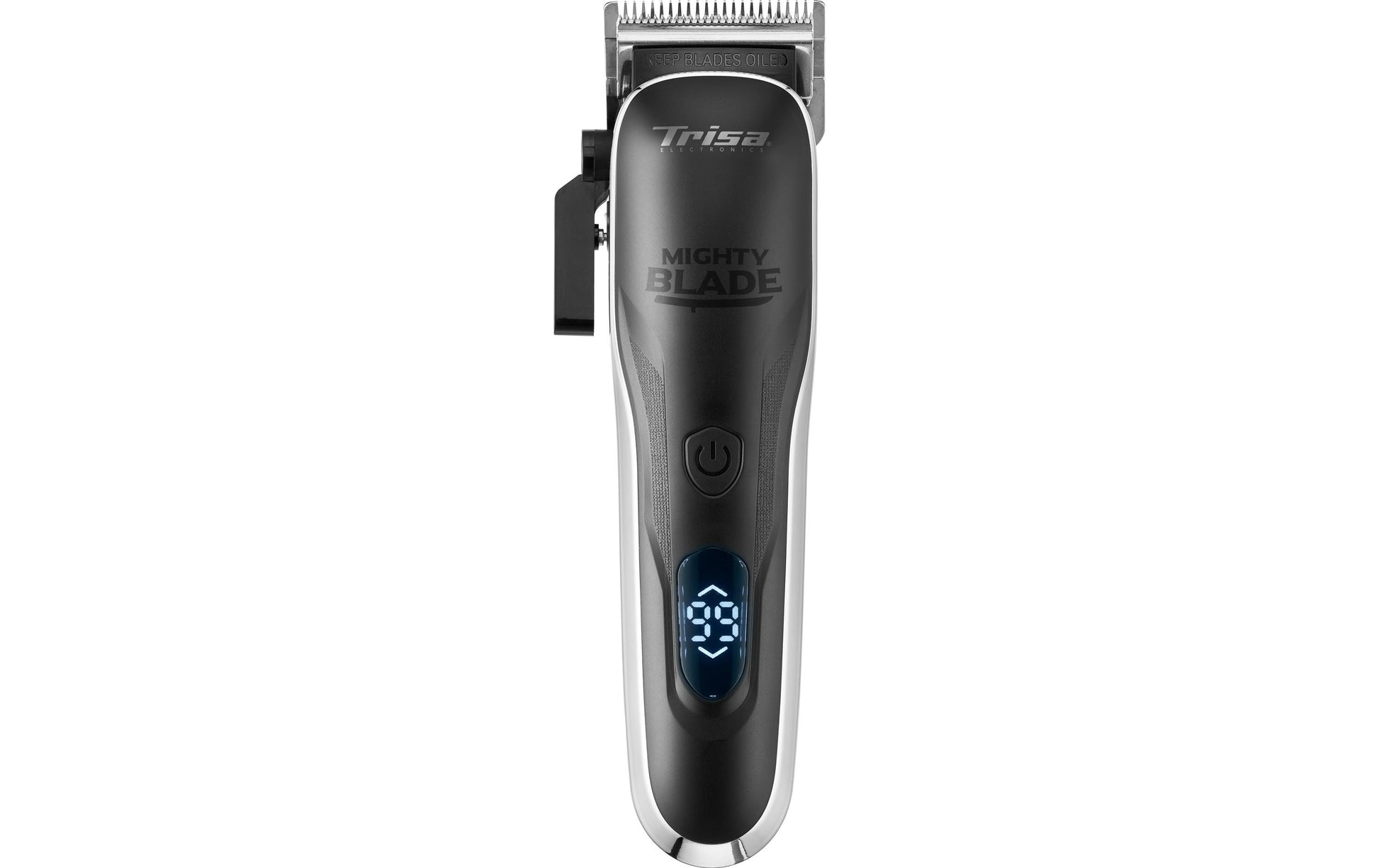 Trisa Bart- und Haarschneider – 0,6–14 mm, 5 Stufen, Akku 180 min – Schwarz