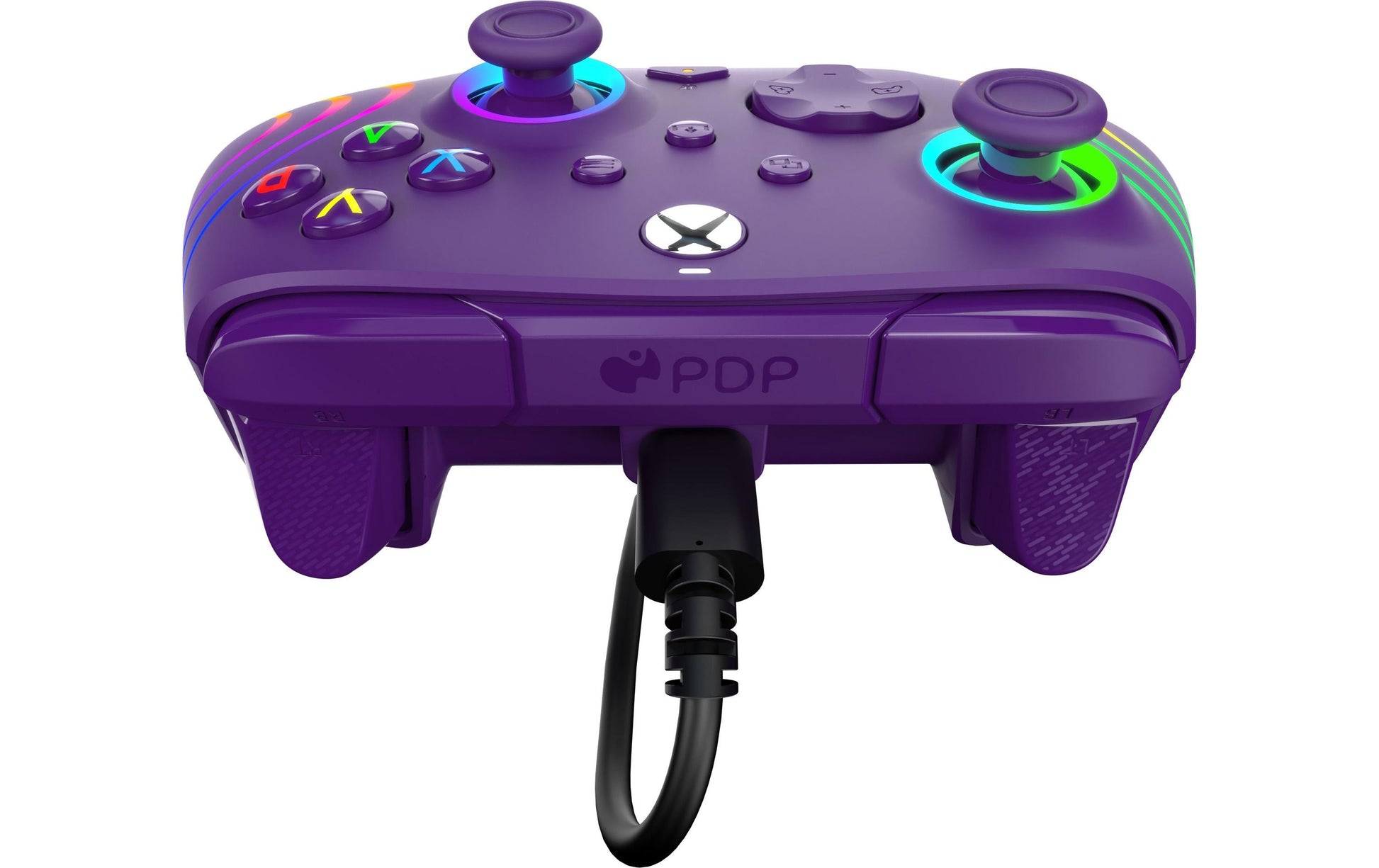PDP Afterglow Wave – Gamepad – USB (kabelgebunden, USB-C), RGB, für Xbox Series X/S & PC, Violett