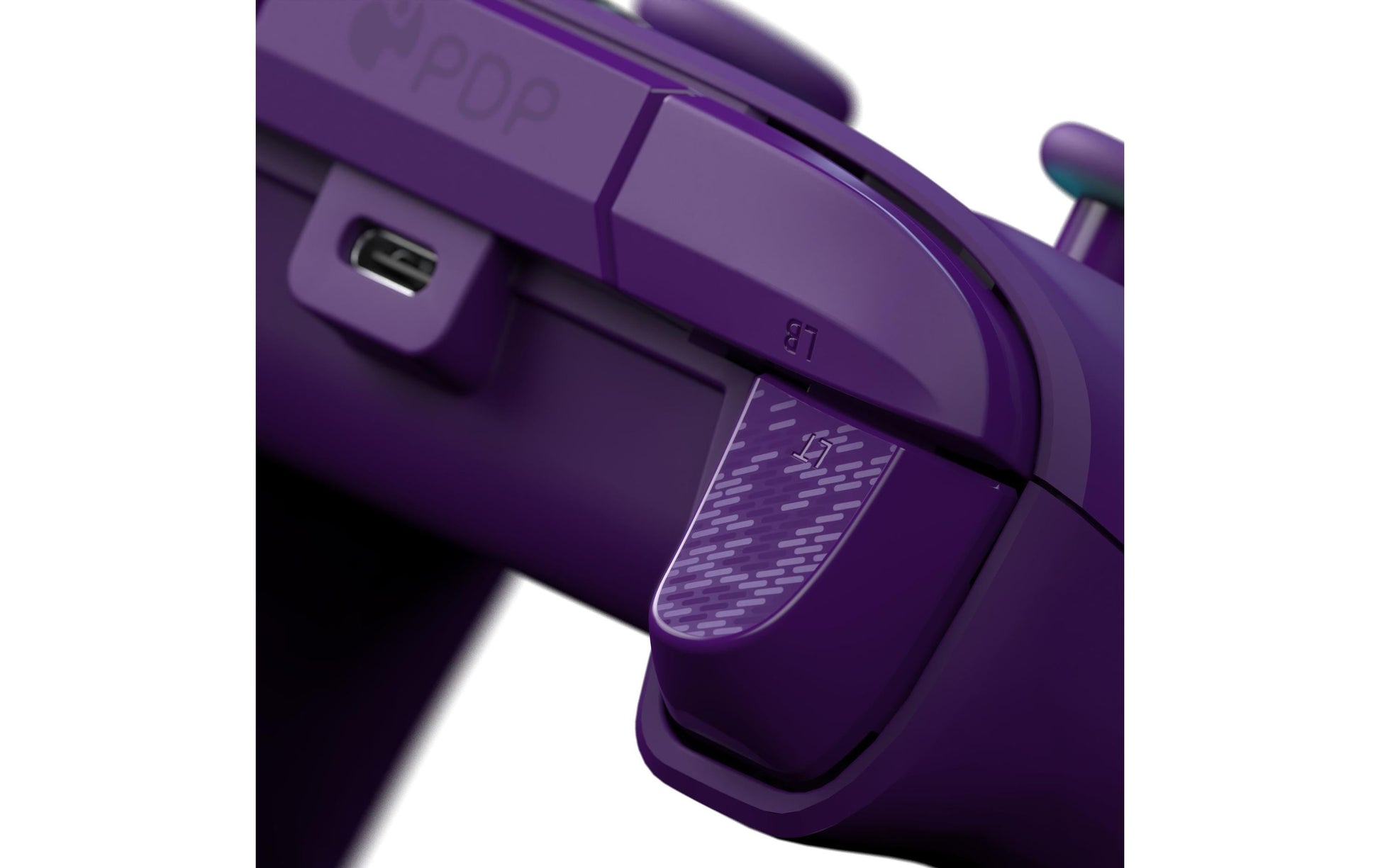 PDP Afterglow Wave – Gamepad – USB (kabelgebunden, USB-C), RGB, für Xbox Series X/S & PC, Violett