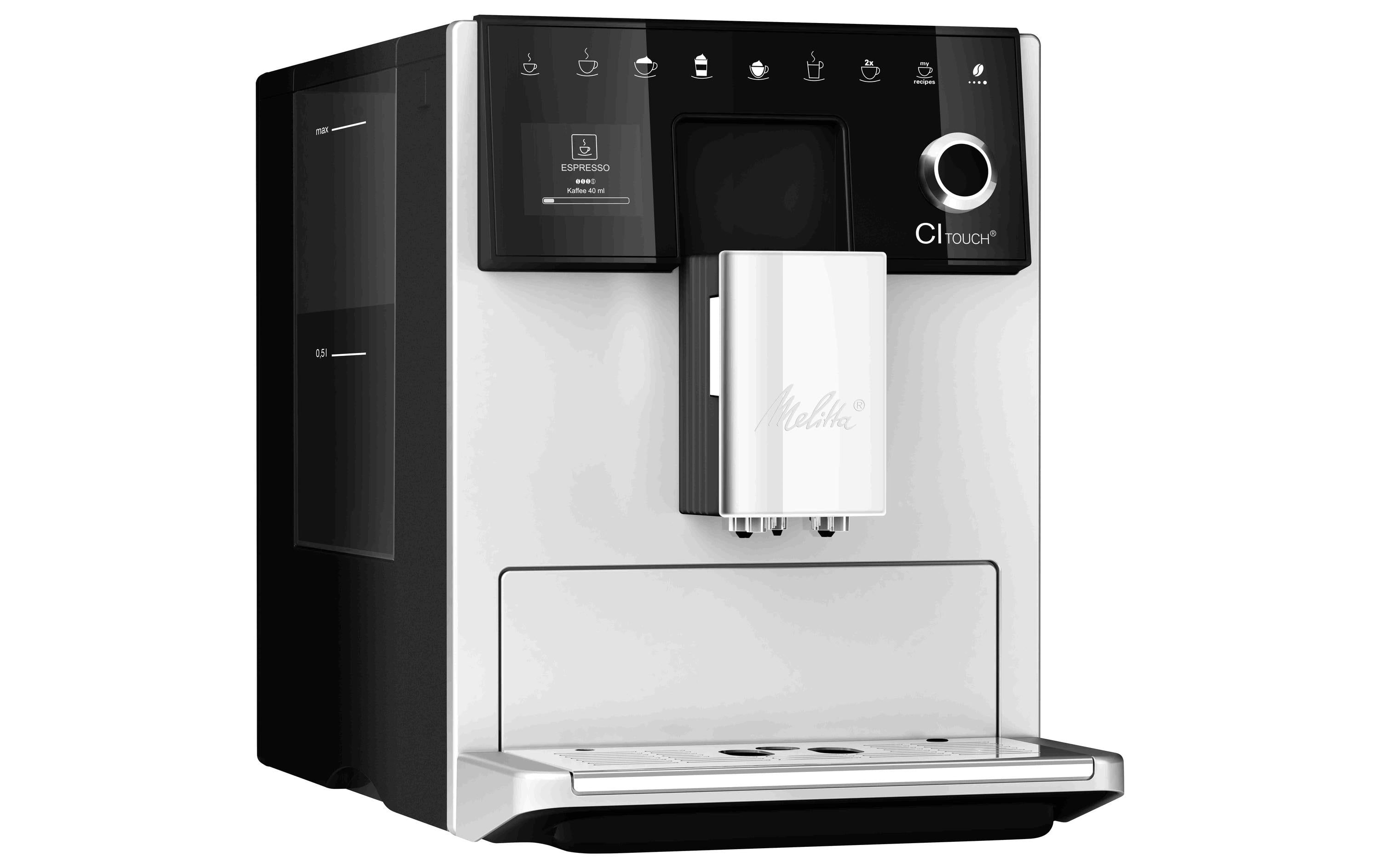 Melitta CI Touch Kaffeevollautomat – 1,8 l, 270 g, Silber