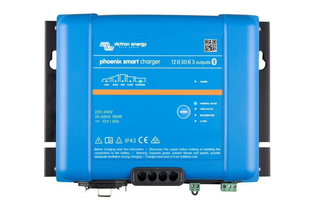 Victron Smart IP43 Batterieladegerät 12 V 50 A – LiFePO4-kompatibel, Erhaltungsladung, IP43 – für Lastwagen