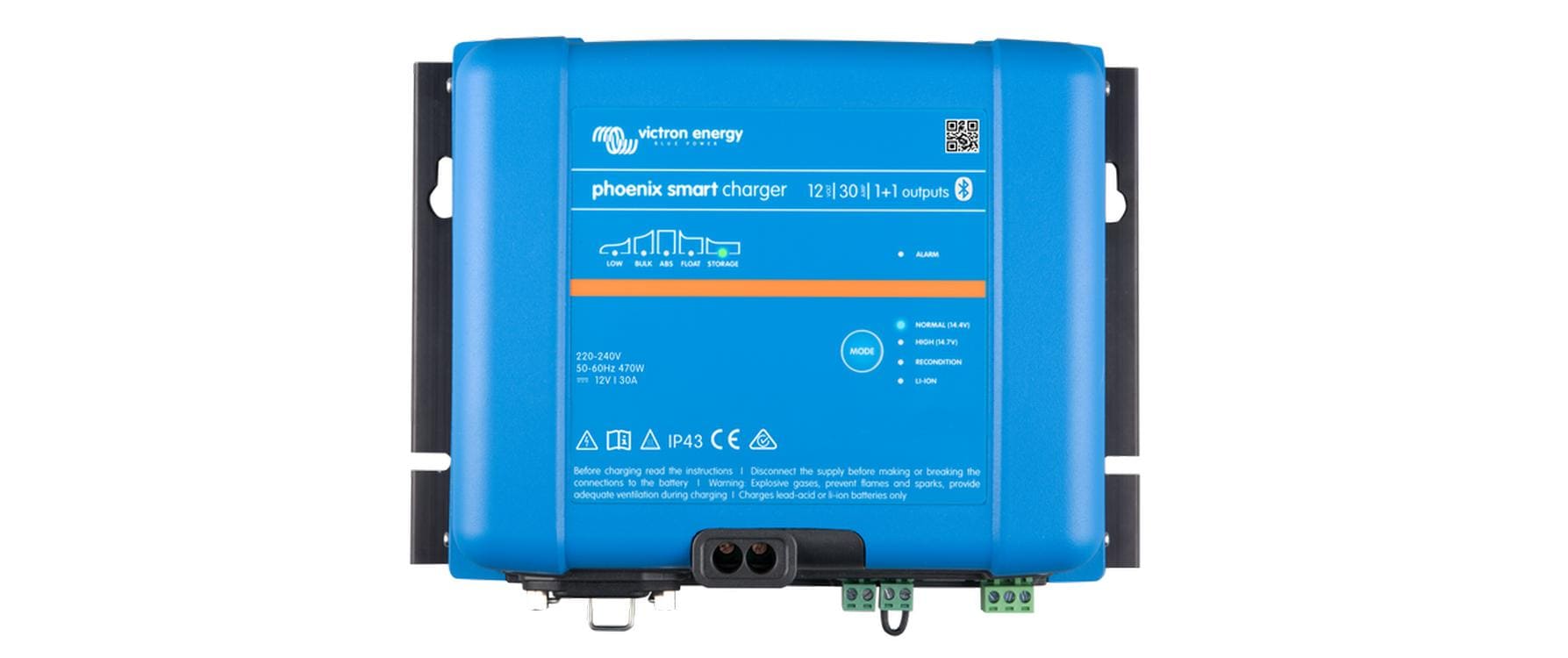 Victron Smart IP43 Ladegerät 600 W – 24 V/25 A – für Auto, LiFePo4 – IP43