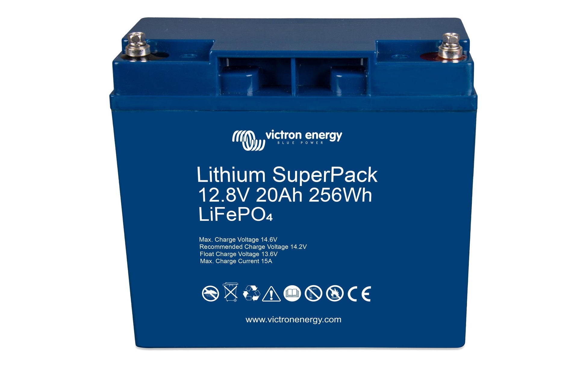 Victron Li-SuperPack Akku 12,8 V 20000 mAh 256,00 Wh Li‑FePO4