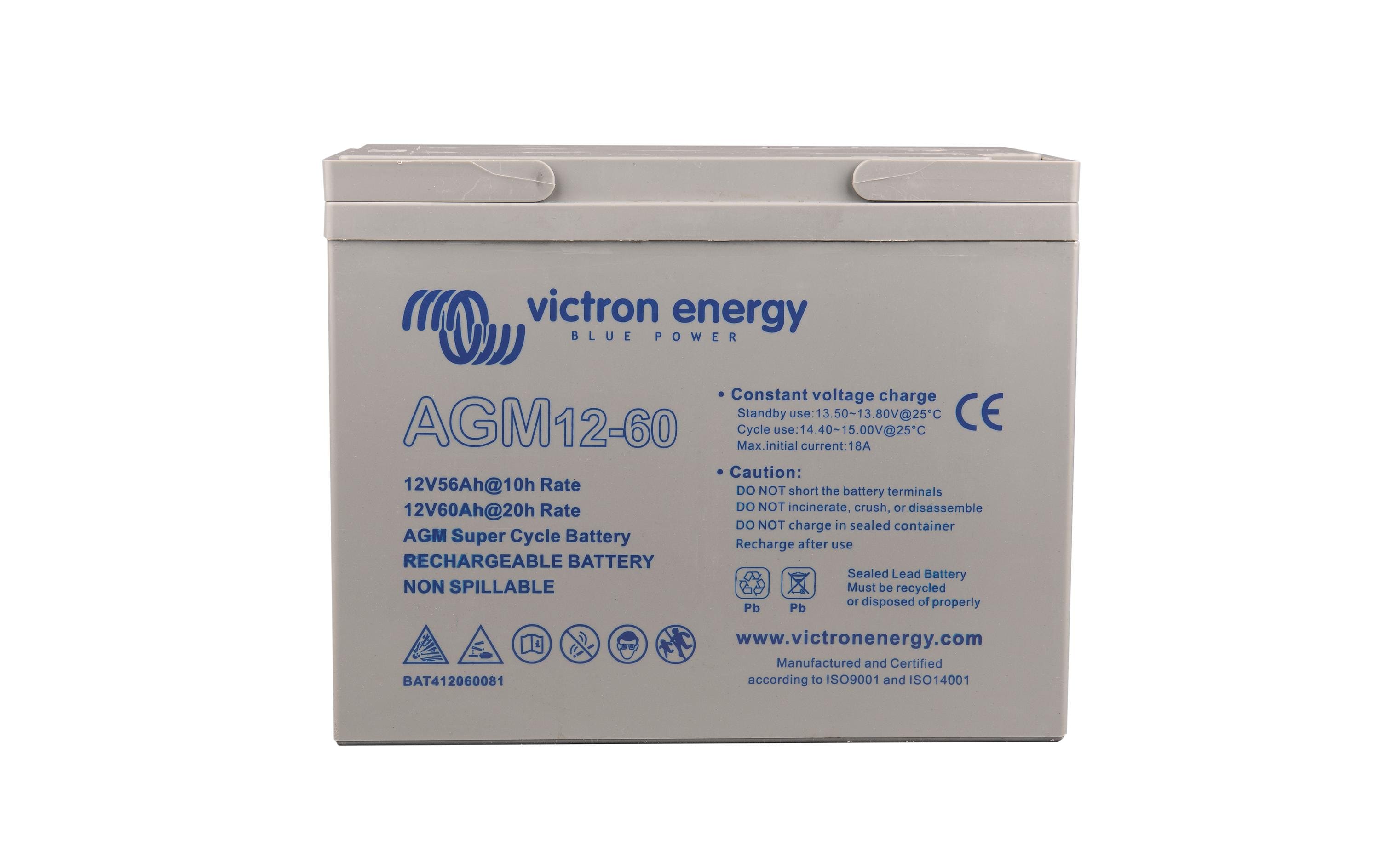 Victron AGM Super Cycle M6 Akku 12 V 60000 mAh 720,00 Wh – für Geräte