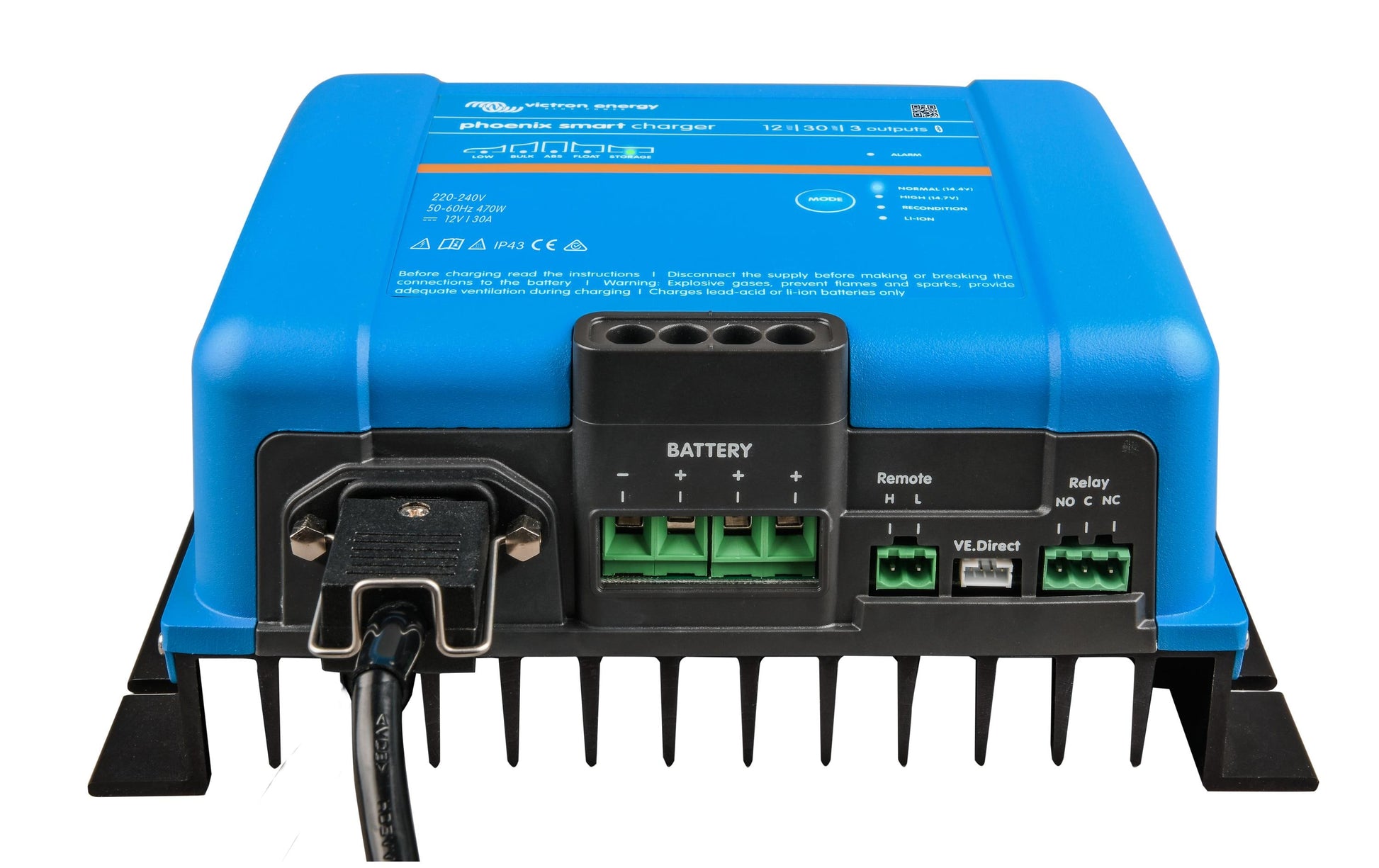 Victron Phoenix Ladegerät – 12 V 30 A, Erhaltungsladung, für Li-Ion
