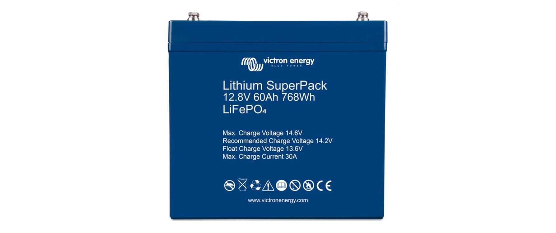 Victron Li-SuperPack Akku 12,8 V 60000 mAh 768,00 Wh Li-Ion