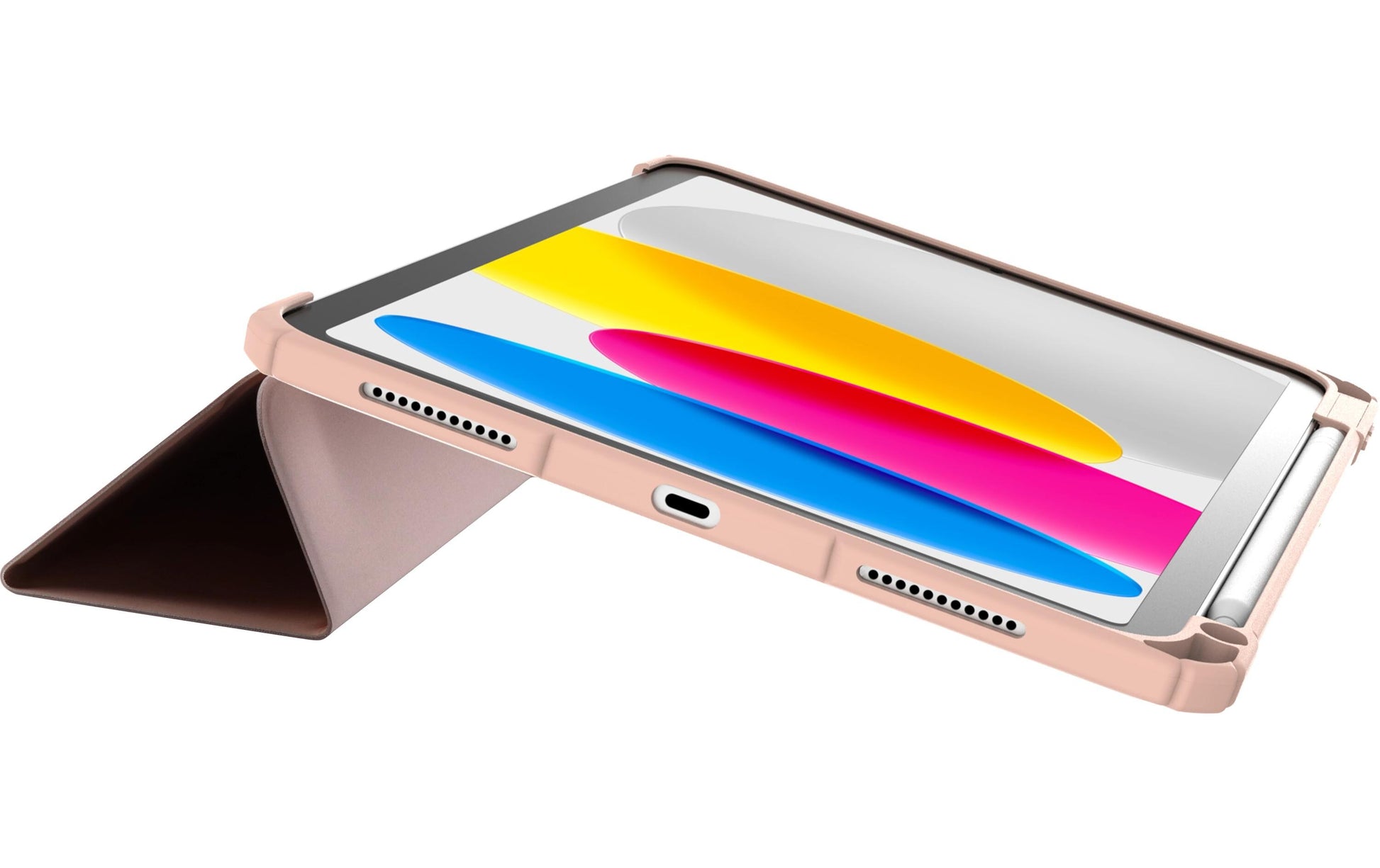 dbramante1928 London Tablet-Hülle für iPad 10,9" (10. Gen.) – Pink Sand