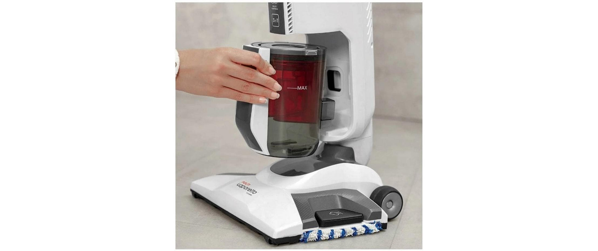 Polti Dampfreiniger Vaporetto 3 Clean – 1800 W, 0,3 l Frischwassertank, Netzbetrieb, 5,0 kg