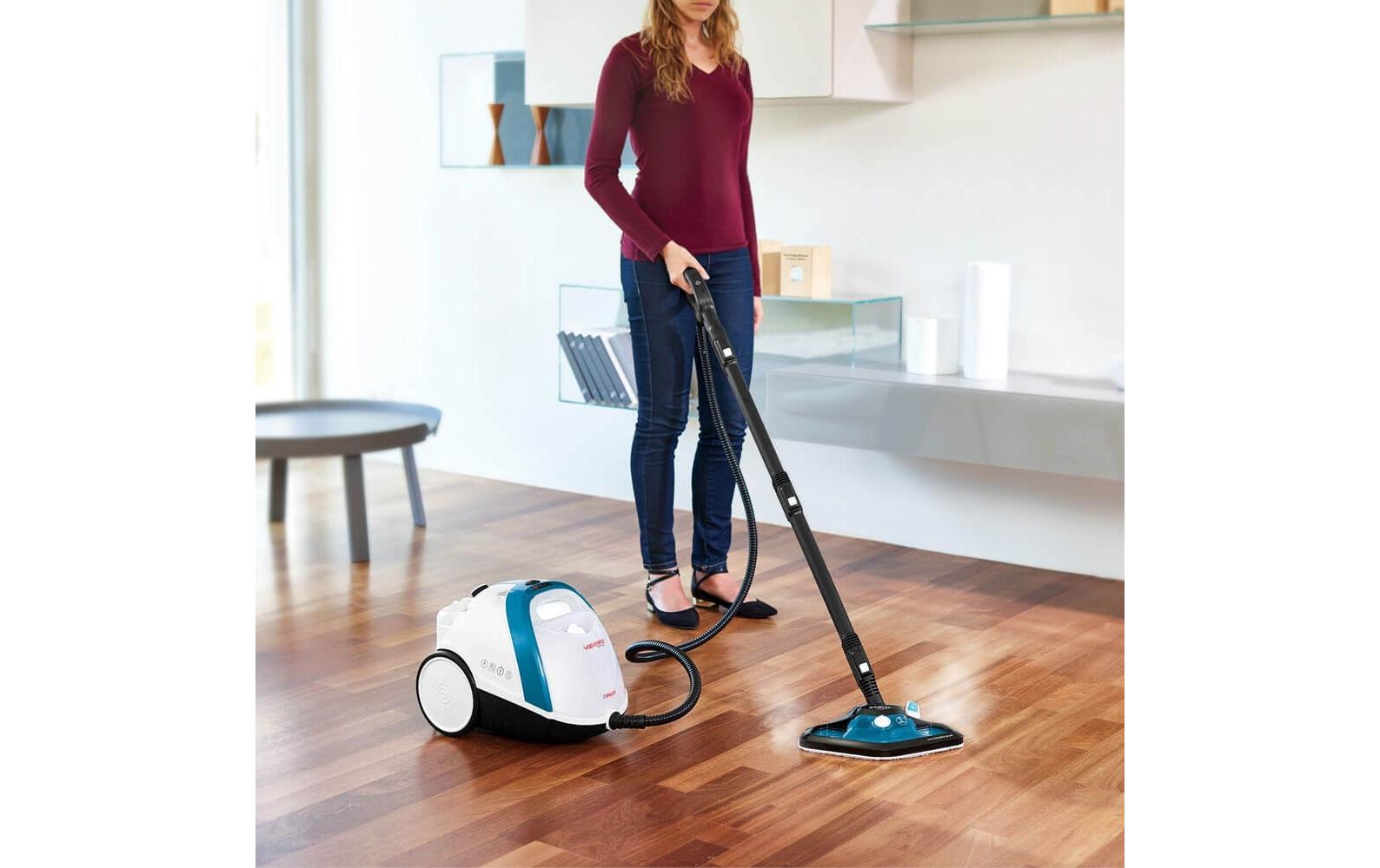 Polti Dampfreiniger – 2000 ml, blau, für Badezimmer