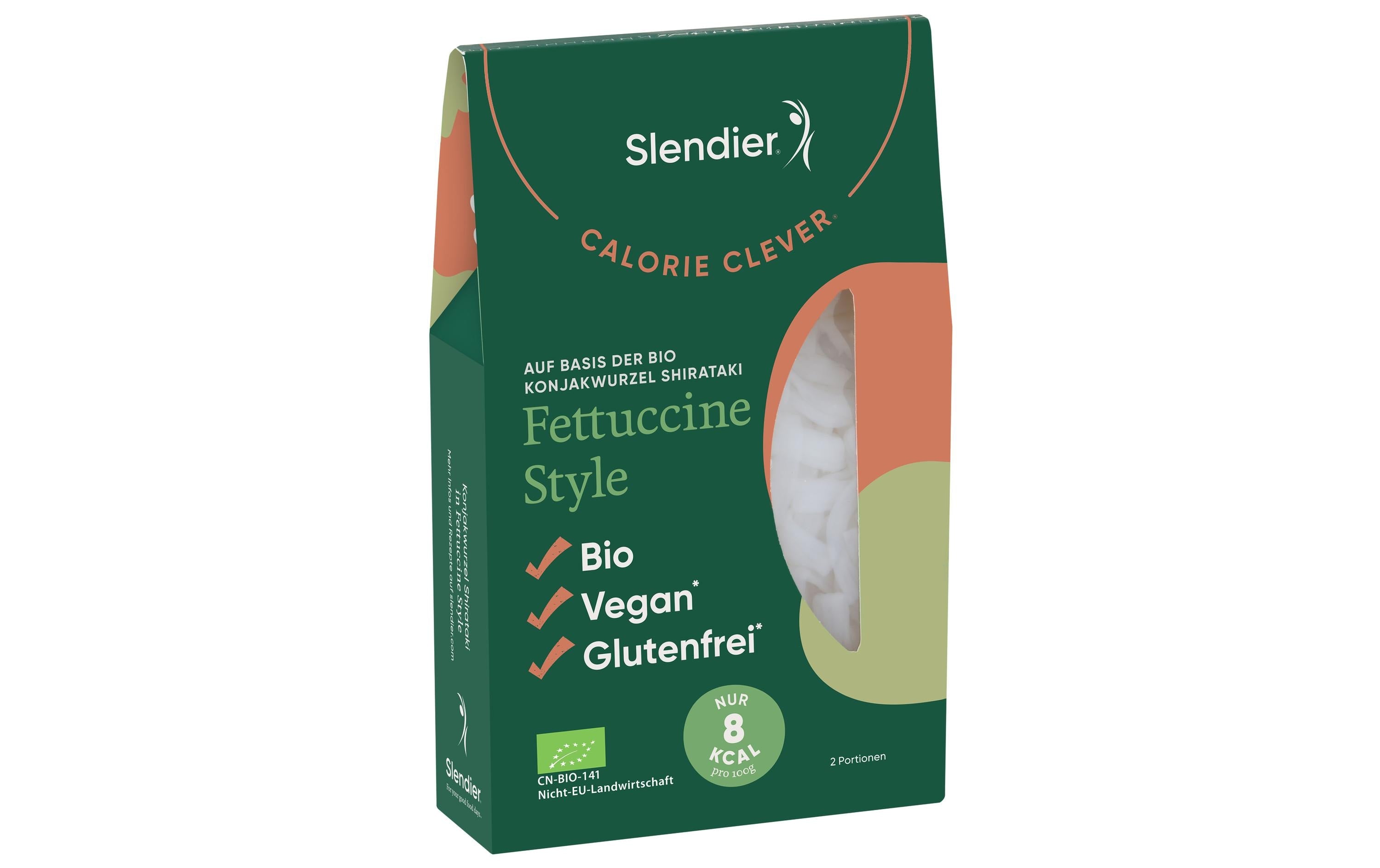 Slendier Konjak Fettuccine – Bio, glutenfrei – 400 g
