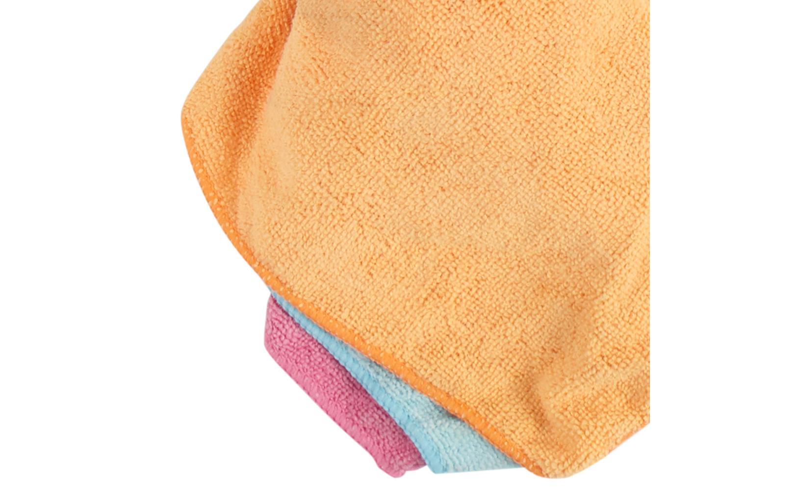 Cpc Mikrofasertuch – assortiert – 38 × 40 cm – Polyester – 5er-Set