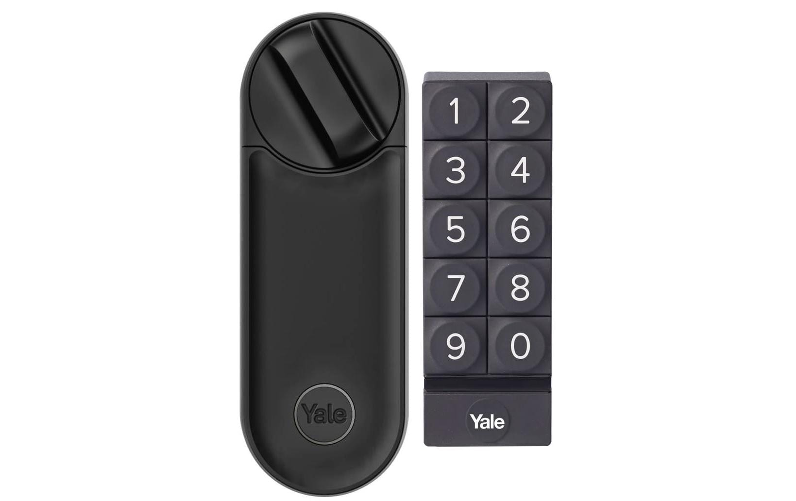 Yale Smart Lock Linus L2 – 52 × 46 × 146 mm, schwarz, akkubetrieben