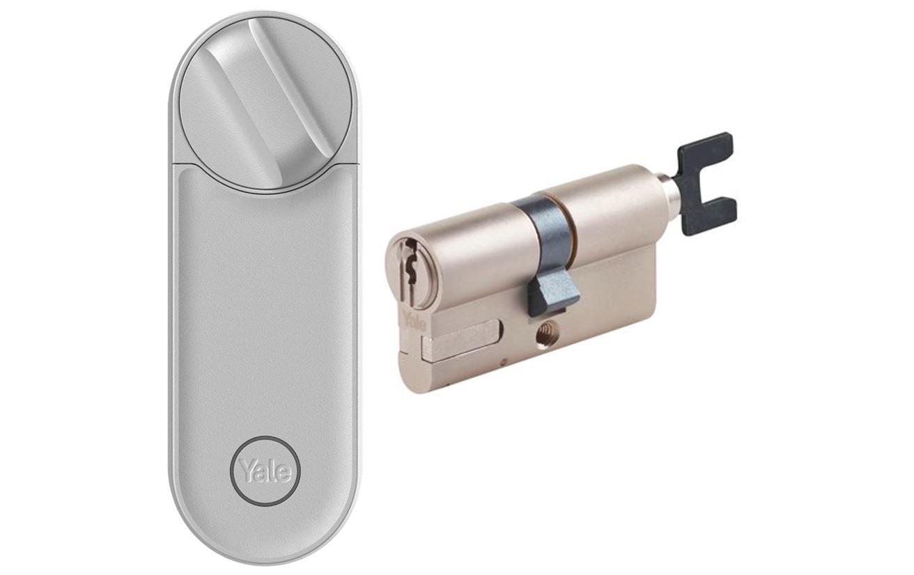 Yale Smart Lock Linus L2 – 52 × 46 × 146 mm, silber, akkubetrieben