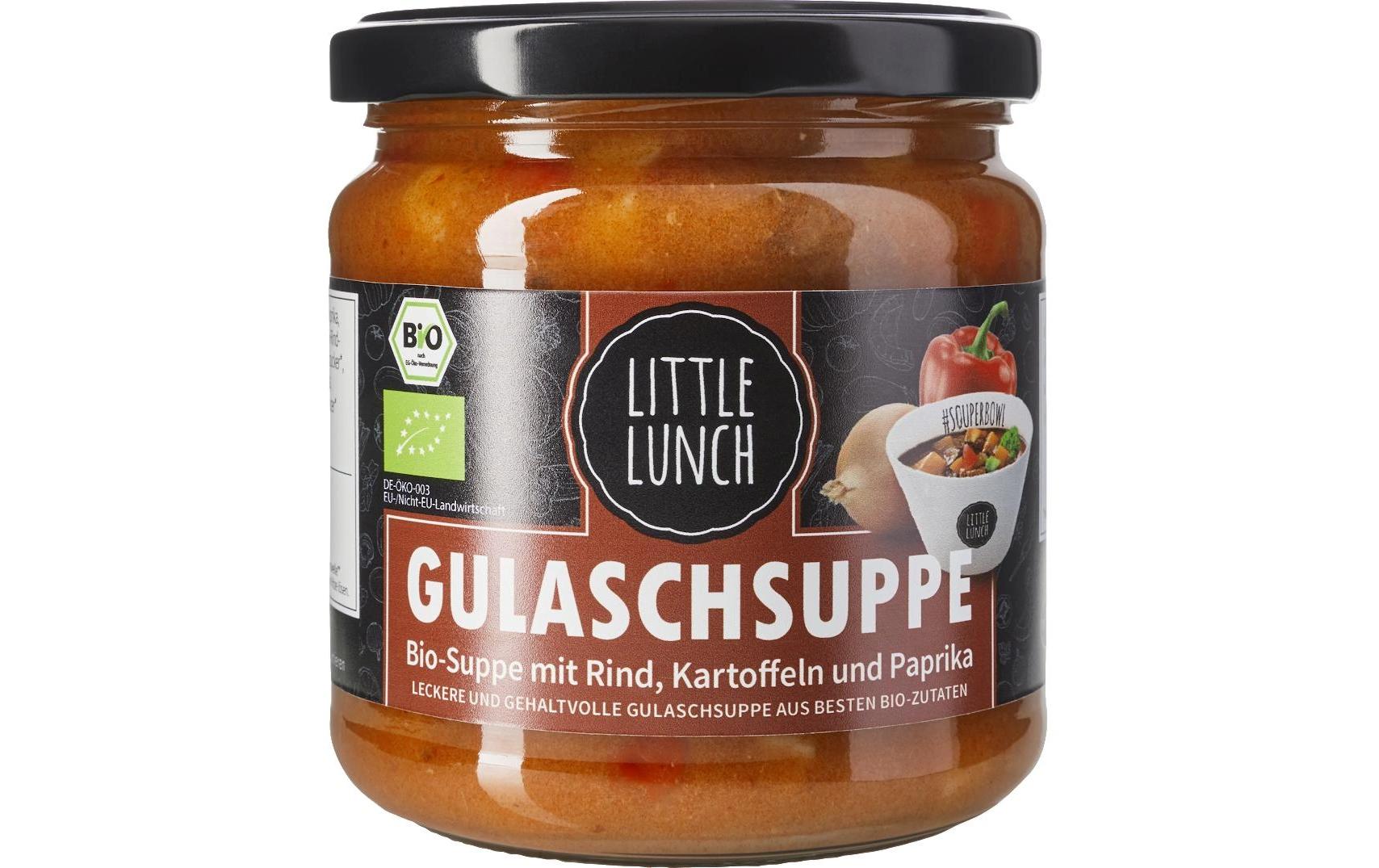 Little Lunch Bio Rindsgulaschsuppe Dose – 350 g