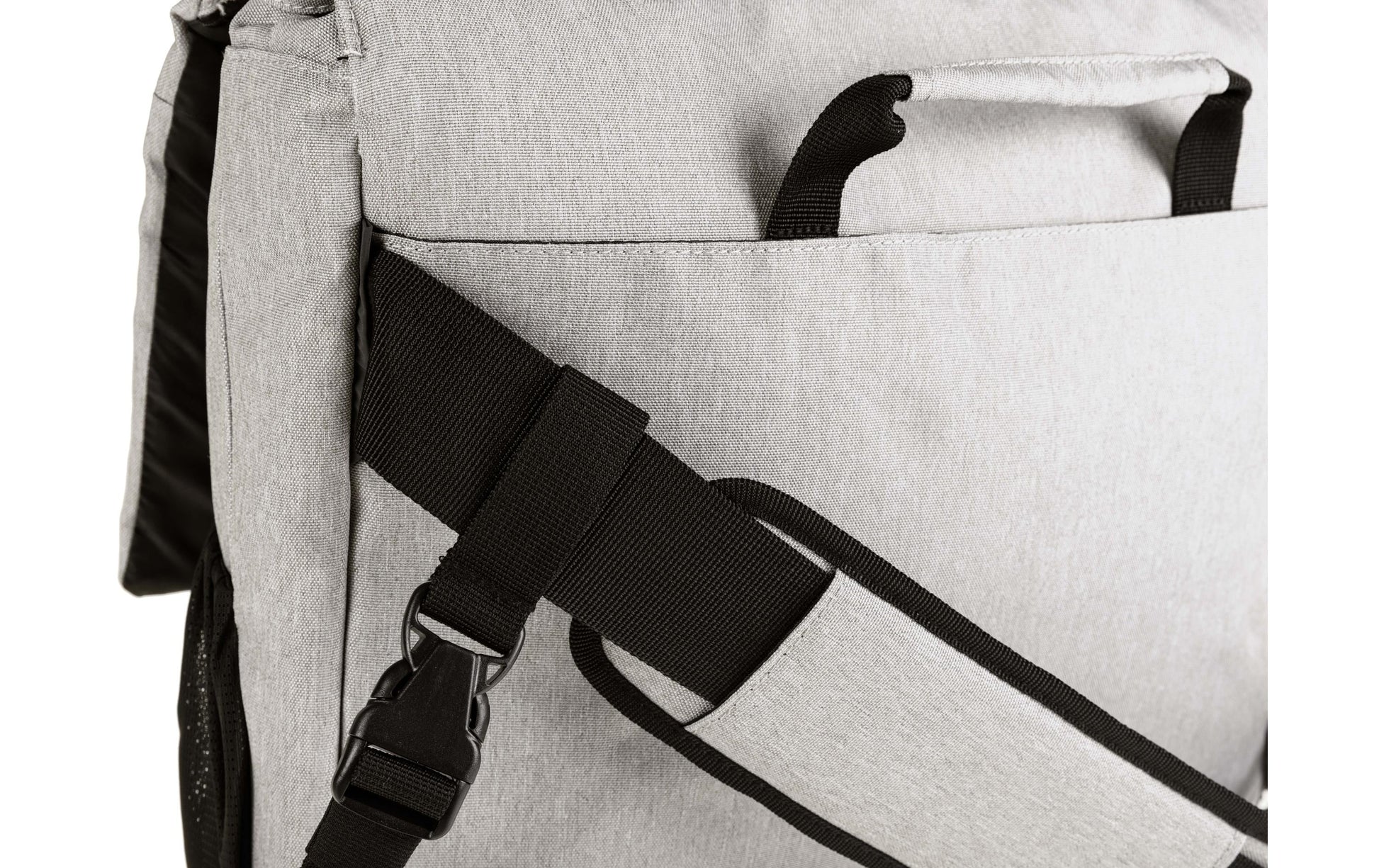 ONIT Notebook-Tasche bis 15,6" – Trolley-Band, rPET – Grau