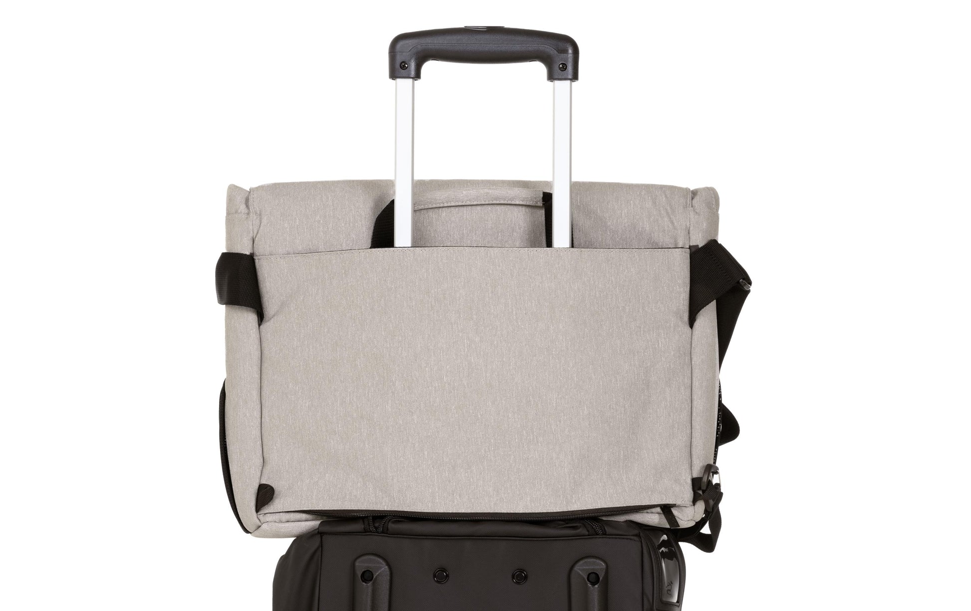 ONIT Notebook-Tasche bis 15,6" – Trolley-Band, rPET – Grau