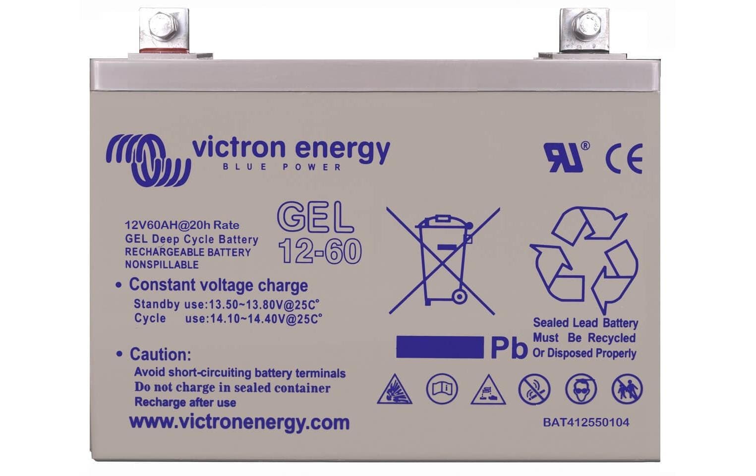 Victron Akku 12 V 60000 mAh 720,00 Wh Blei-Gel