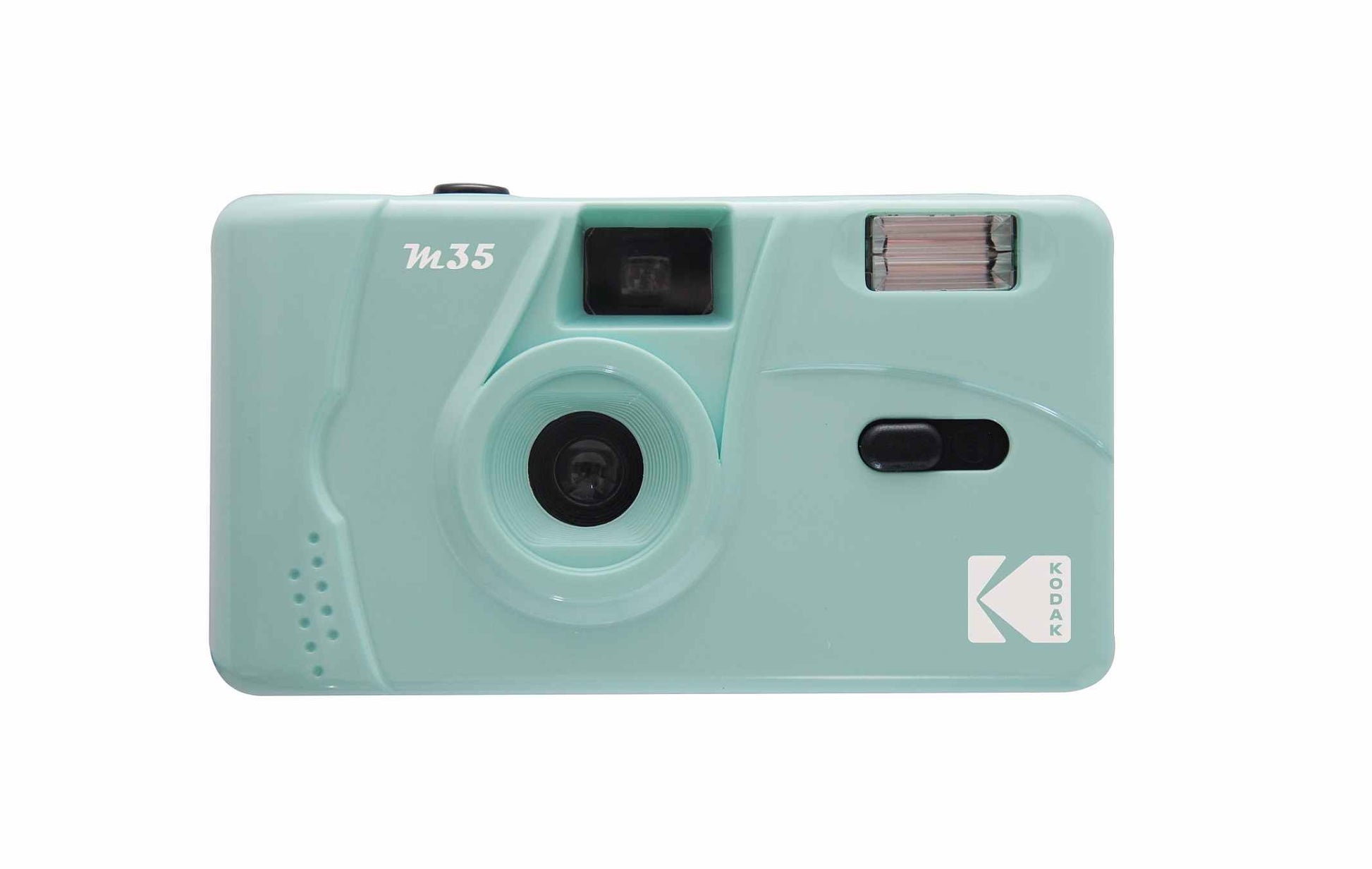 Kodak M35 – Kompakt-Filmkamera, 35 mm Film, 31 mm, Fixfokus, Eingebauter Blitz, Grün