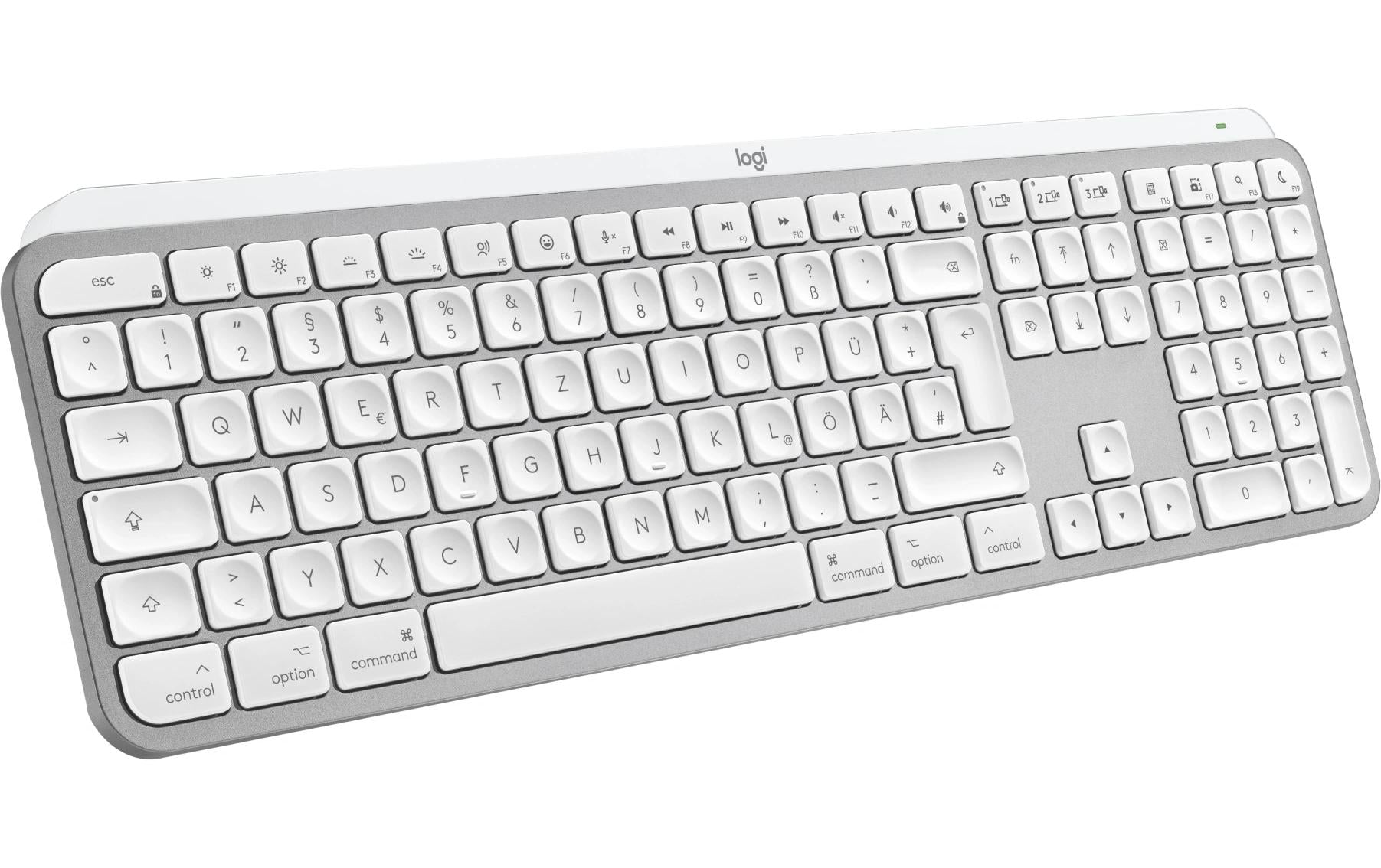 Logitech MX Keys S – Tastatur, kabellos (Bluetooth), CH-Layout (DE-CH) – für macOS