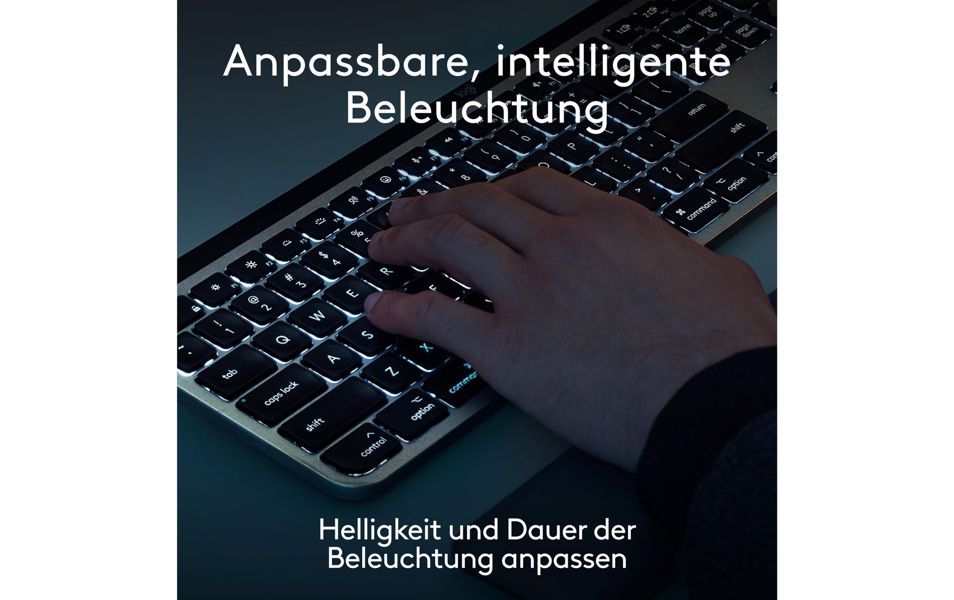 Logitech MX Keys S – Tastatur, kabellos (Bluetooth), CH-Layout (DE-CH) – für macOS