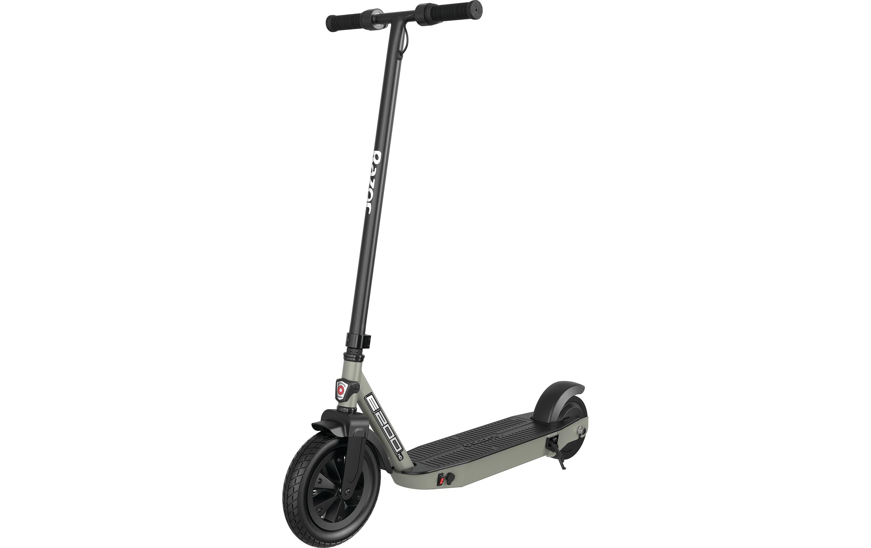 Razor E200 HD Elektroroller – 200 W, 20,8 km/h, 14 km Reichweite – ab 13 Jahren – schwarz